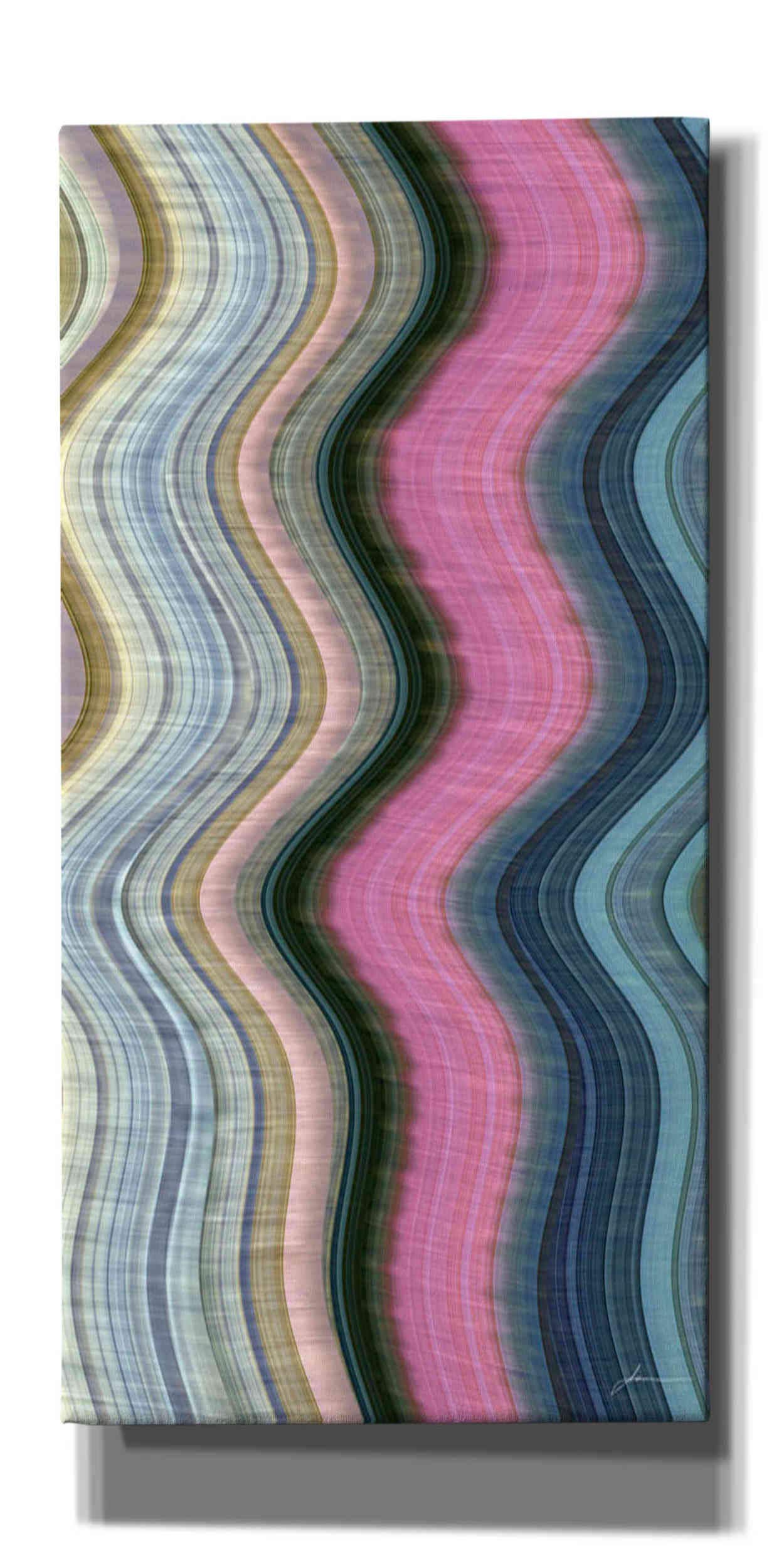 Rumba IV by James Burghardt - Modern Abstract Canvas Wall Art Painting 20x40 Inches - Perfect for Living Room, Bedroom & Office Decor