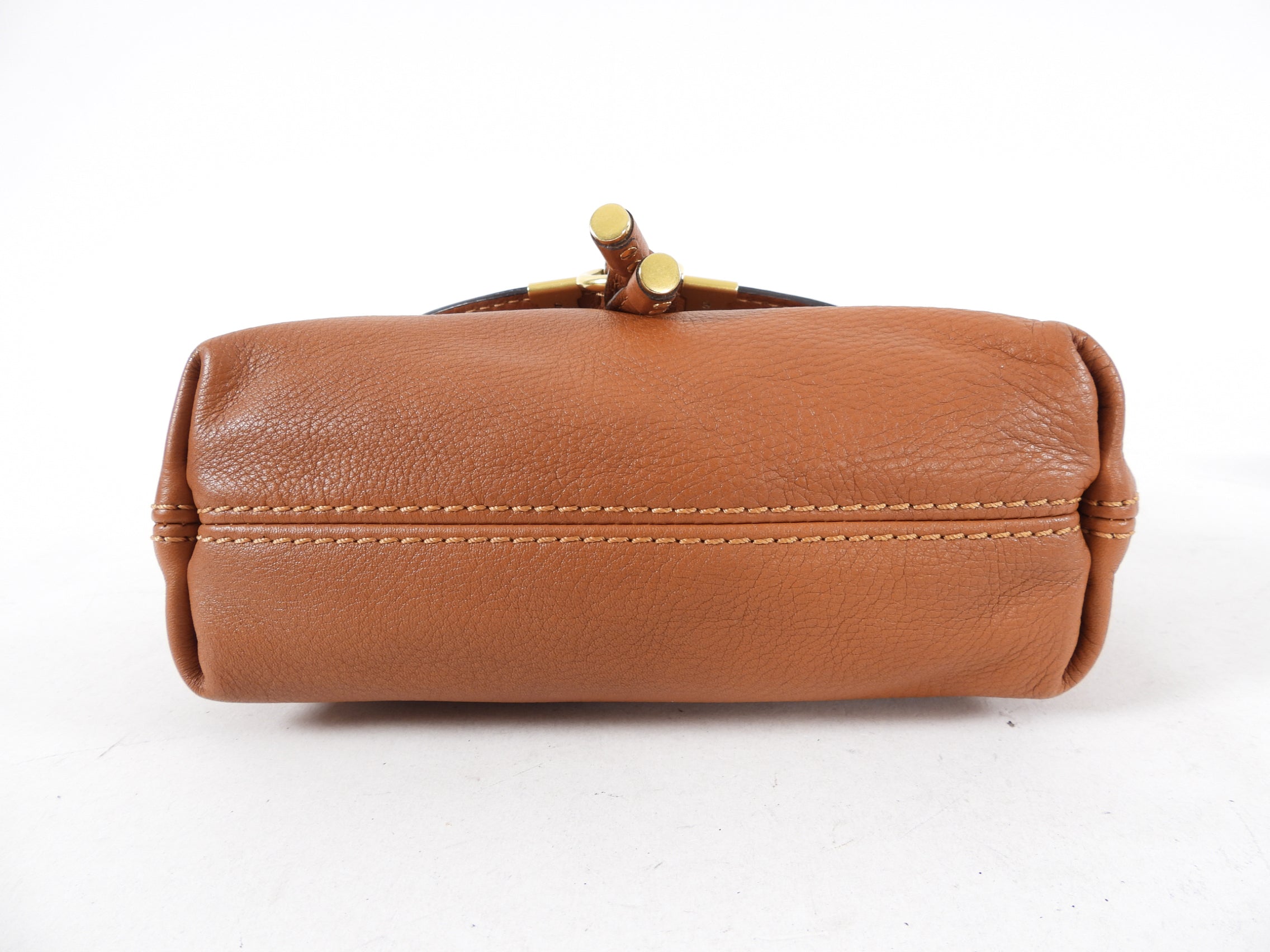 Chloe Tan Mini Marcie Crossbody Bag - Stylish Leather Shoulder Purse for Women | Perfect for Everyday Use, Travel & Date Night
