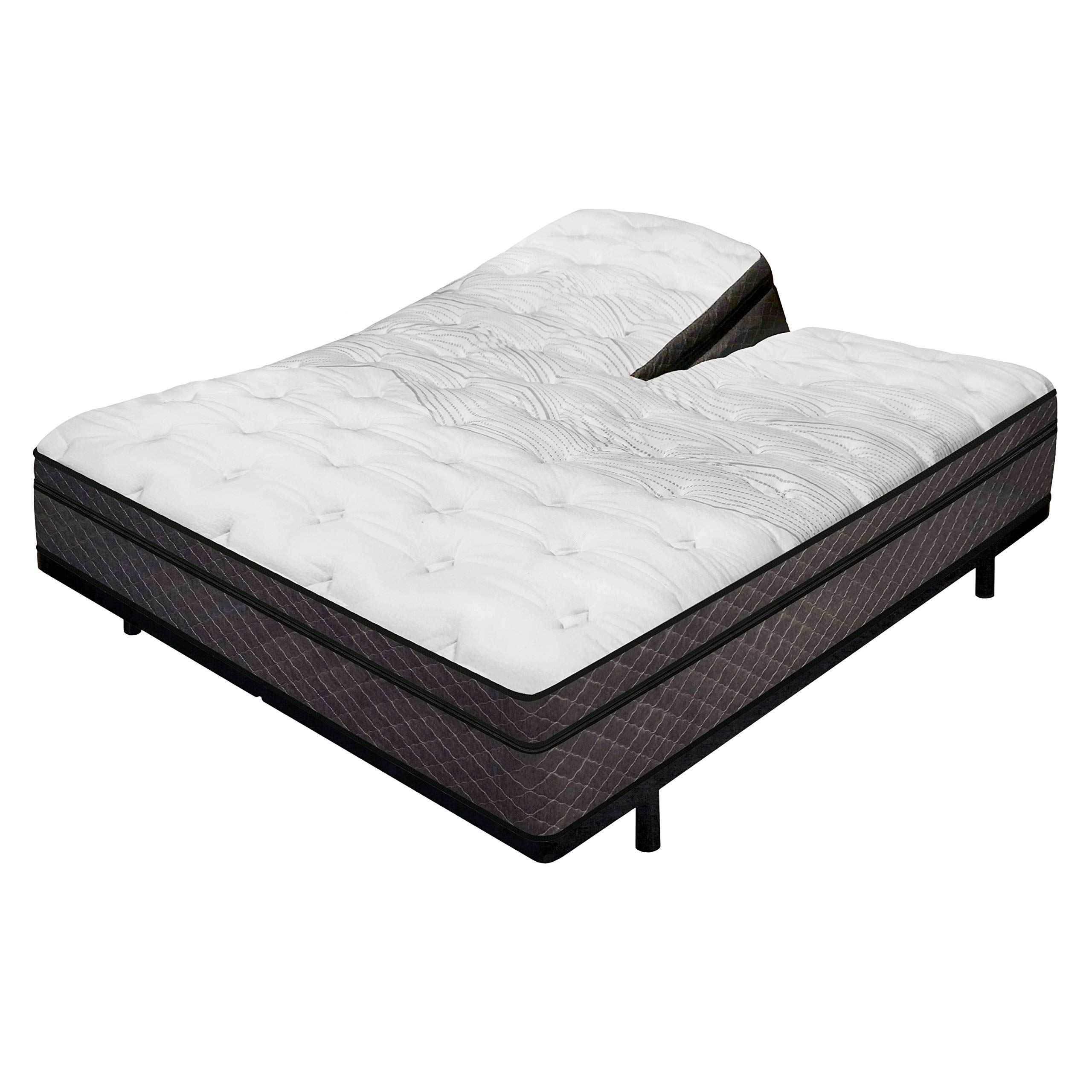 INNOMAX Upperflex Freedom Air Digital Air Bed - Split Head Queen Size, 10