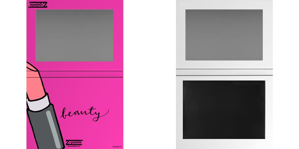 Custom Extra Large Magnetic Z Palette for Makeup - Perfect for Organizing Eyeshadows, Blushes & Makeup Pans - Ideal for Professional Artists & Travel