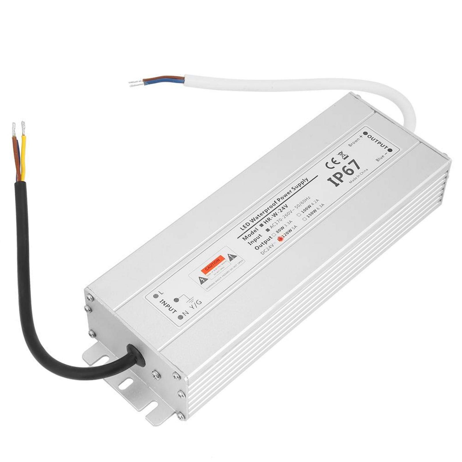 24V LED Power Supply Driver - Dustproof, Low Noise, Durable Aluminum Shell - for Indoor LED Lamps & Household Lighting (Perfect for Home, Office, and Commercial Use)