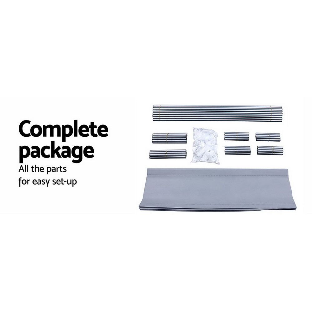 10-Tier Stackable Shoe Rack Organizer - Space Saving Closet Storage for Sneakers, Boots & Heels - Sturdy Metal Frame in Silver/Grey - Perfect for Bedroom, Entryway & Dorm Organization