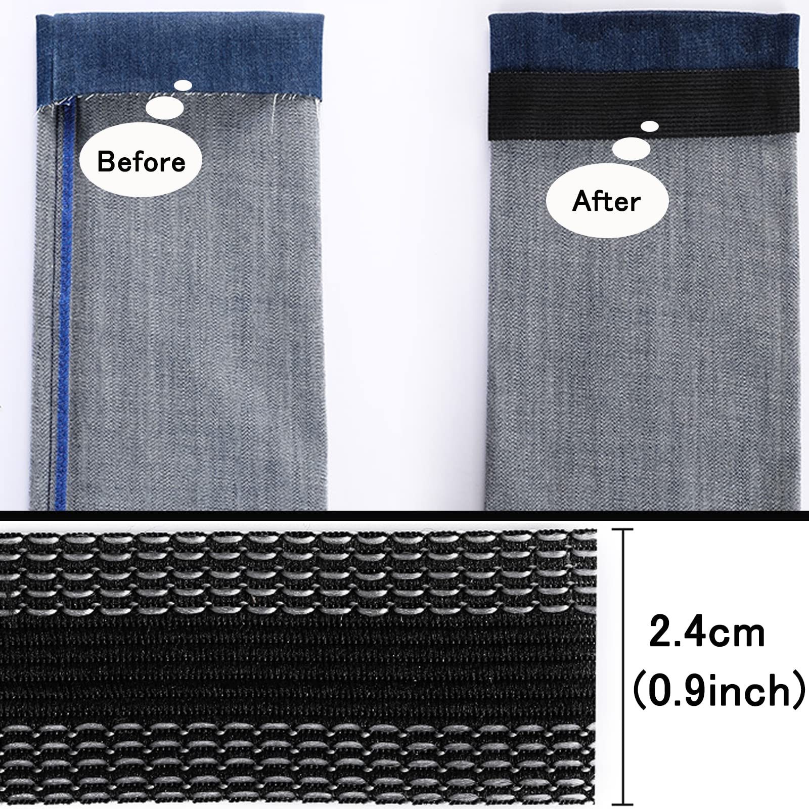 No-Sew Iron-On Hem Tape for Pants, Jeans, Curtains & Dresses - Self-Adhesive Fabric Tape for Easy Hemming & Alterations (3.3 Yards, Gray) - Perfect for DIY Clothing Repairs & Home Sewing Projects