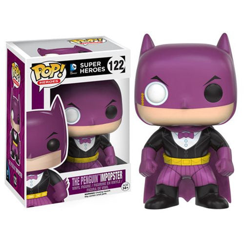 DC Comics Pop! Vinyl Batman Impopster Penguin Figure - Collectible Funko Pop! Vinyl for Batman Fans - Perfect for Display, Gifts, and Comic Book Collections