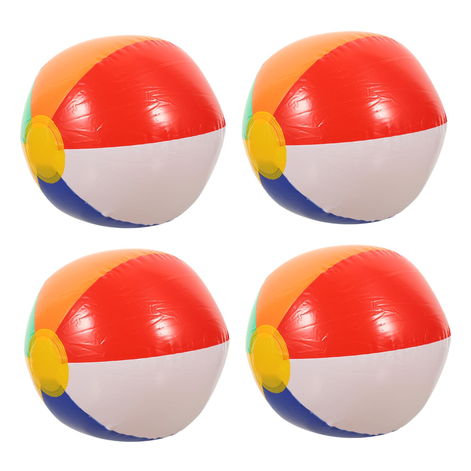 BESTonZON 8-Pack Inflatable Beach Balls for Kids - Outdoor Water Toys, Summer Pool Party Games, Backyard Play Set for Toddlers & Children (Perfect for Beach, Pool, Picnic & Backyard Fun)