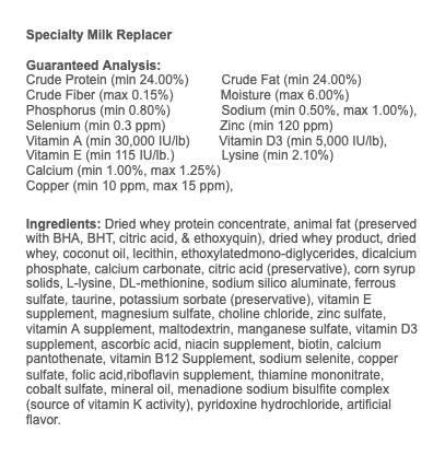 Premium Goat Milk Replacer Powder for Newborn Puppies & Kittens - Easy Digest Formula for Orphaned Pets, Weaning & Supplement Feeding - Vet Recommended Nutrition for Growing Animals