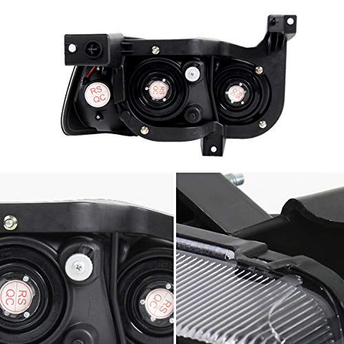 Smoke Lens Chrome Housing Headlights for 06-10 Dodge Charger - 1 Piece - High Performance LED Replacement Headlights for Night Driving & Custom Car Upgrades