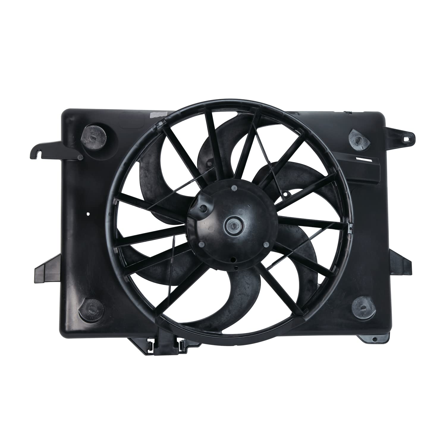 TYC 620260 Cooling Fan Assembly Compatible with 1998-2000 Ford Crown Victoria - Replacement Radiator Cooling Fan for Engine Overheating Protection - Perfect for Summer Driving & Heavy Traffic Conditions