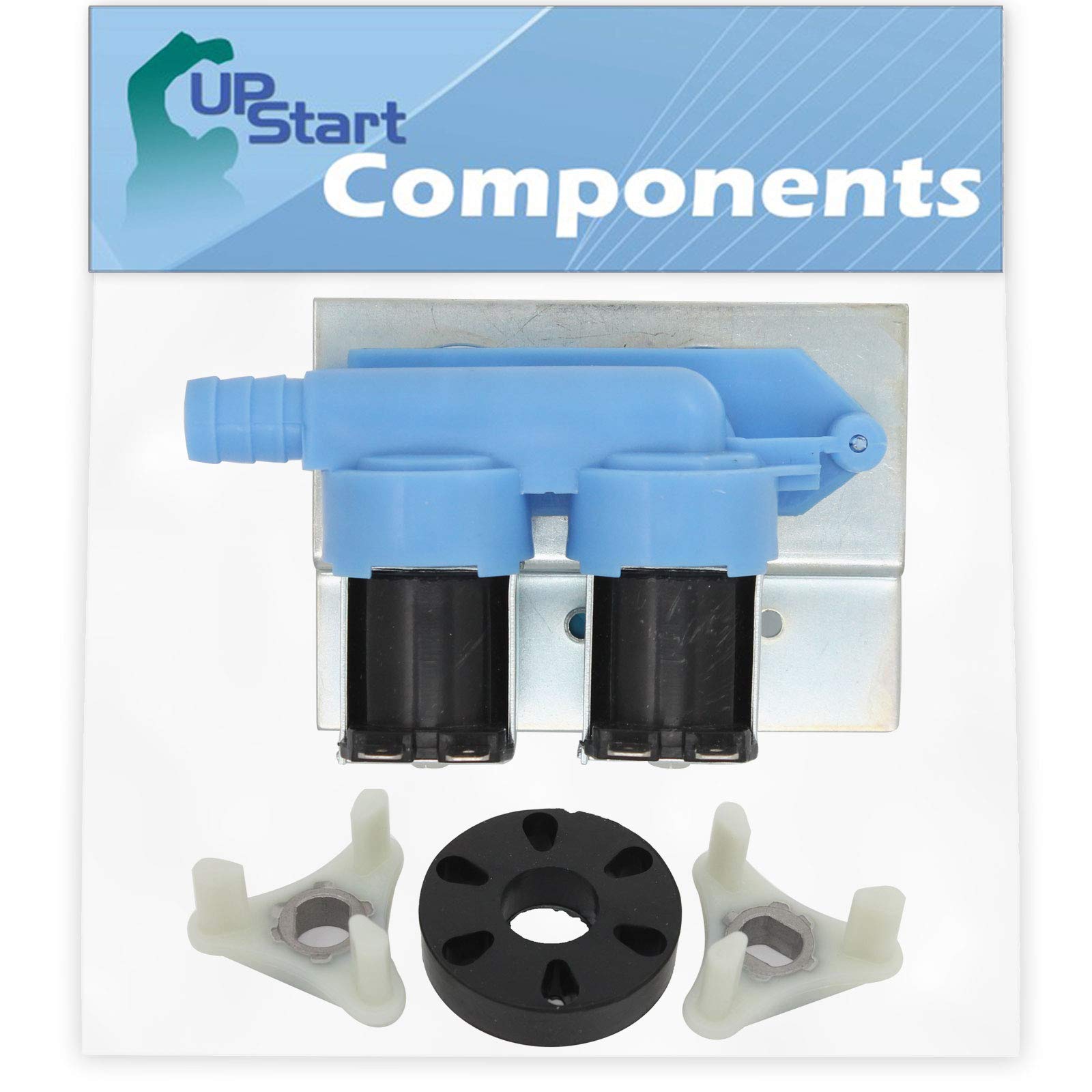 285805 Water Inlet Valve & 285753A Washer Motor Coupler Replacement Kit for Roper 7MRAS6233KQ4 Washing Machine - Compatible with 285805 Inlet Valve & 285753A Motor Coupling - UpStart Components Brand - Perfect for DIY Washing Machine Repair and Maintenance