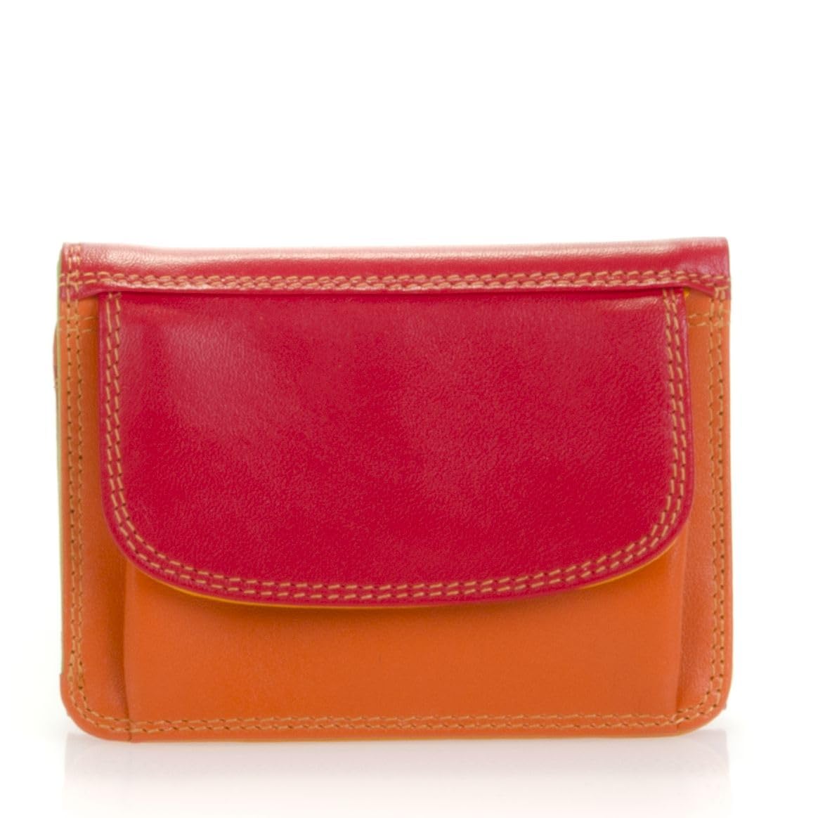 Mywalit Mini Tri-Fold Leather Wallet for Men & Women - 3 Card Slots, Note Section & Coin Pocket - Stylish & Compact Jamaica Design - Perfect for Everyday Use, Travel & Gifts