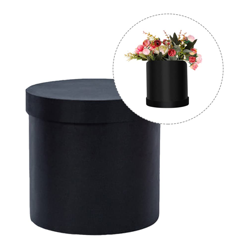 Premium Floral Paperboard Hat Box - Bridesmaid Proposal Gift for Weddings & Parties