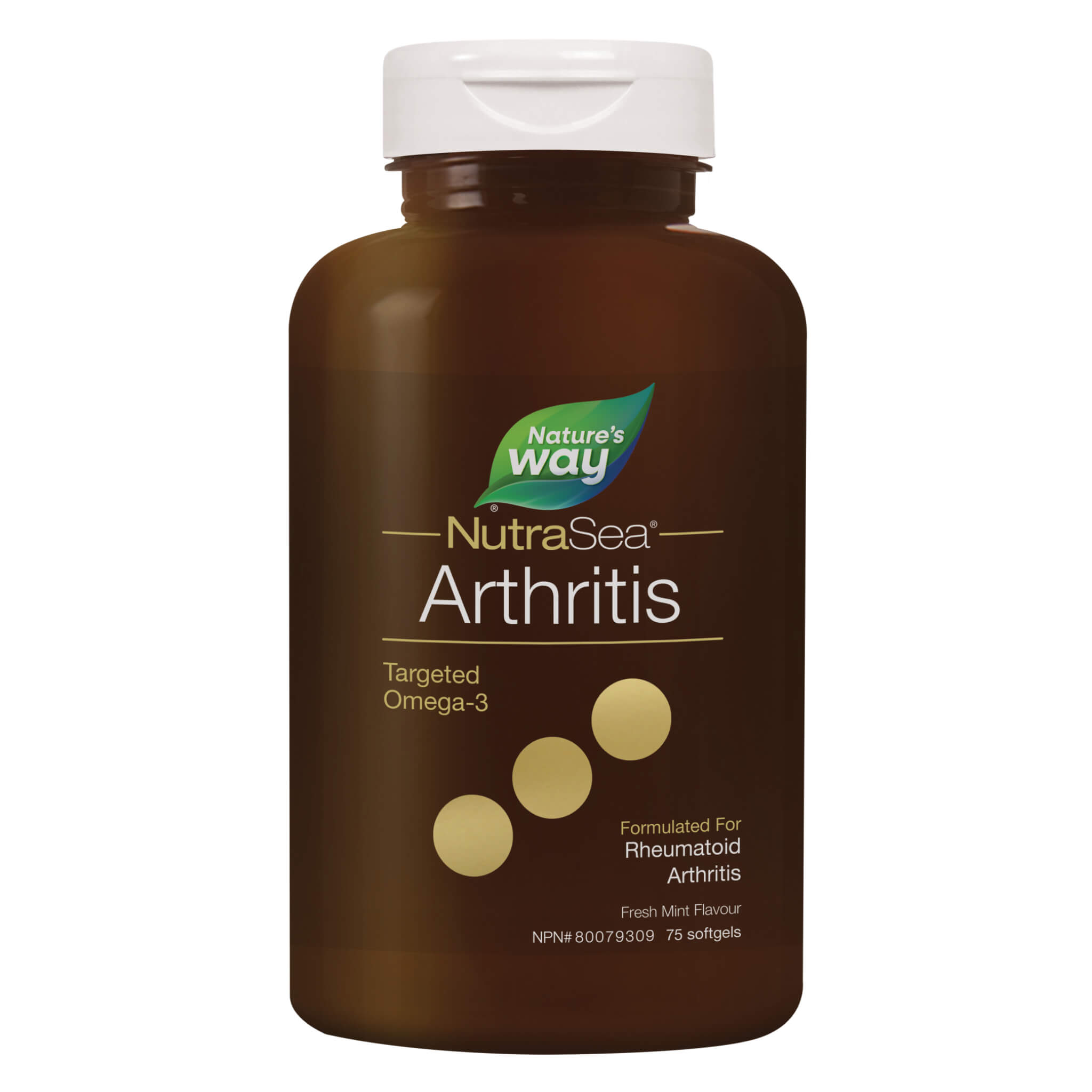 NutraSea Arthritis Targeted Omega 3 Supplement - Fresh Mint Flavor - Supports Joint Health & Mobility - Ideal for Active Lifestyles & Senior Wellness