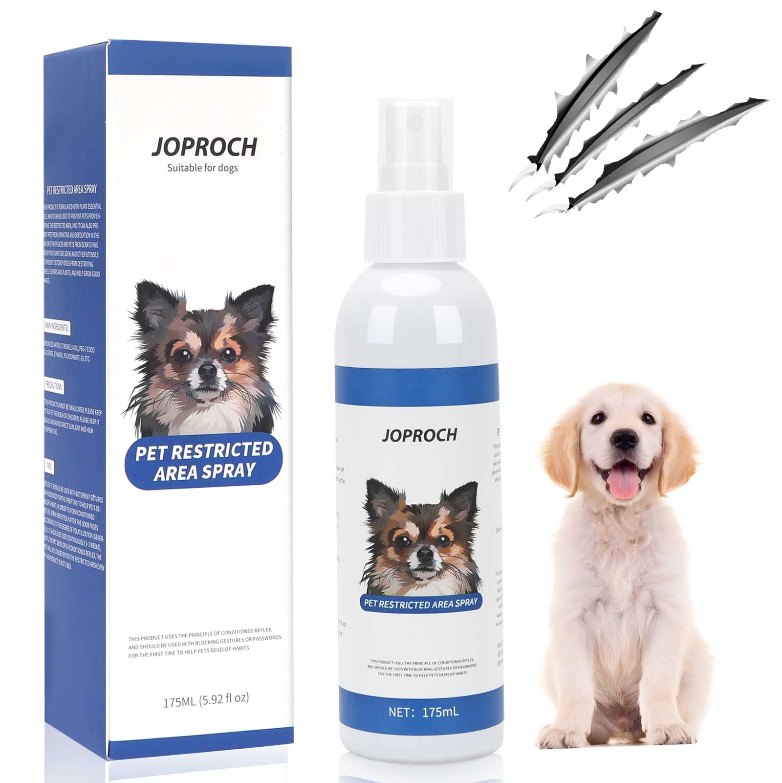 JOPROCH Cat & Dog Bitter Repellent Spray - Stop Scratching & Biting Furniture | Pet Training Deterrent for Sofa, Couch, Carpet | Safe & Effective Behavior Correction Spray