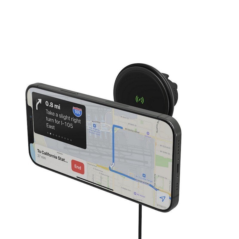 Mophie Snap+ Vent Mount Car Phone Holder - Universal Car Charger Stand for iPhone & Android - Secure & Adjustable for Safe Driving (Black) - Perfect for Commuting, Road Trips & GPS Navigation