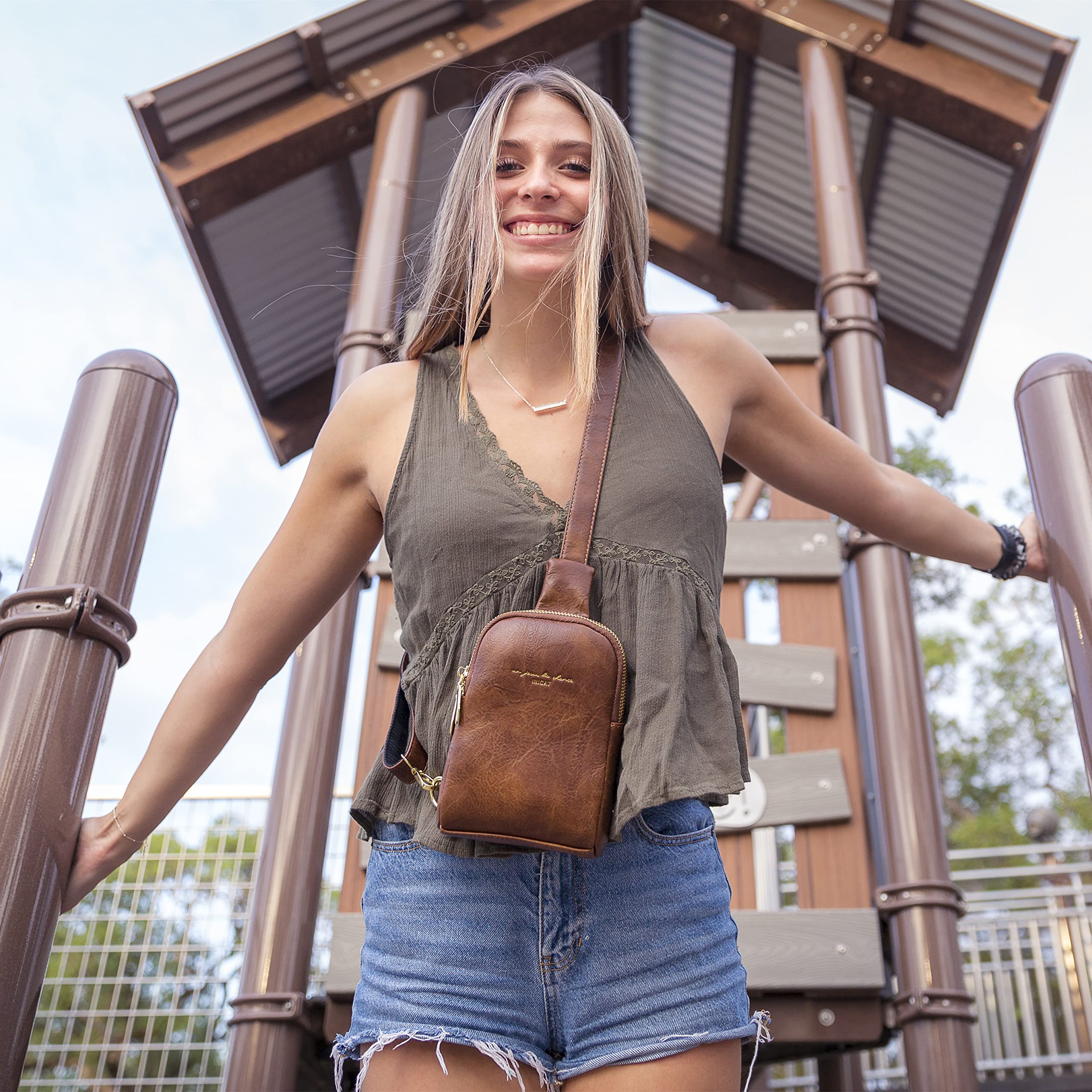 Haytijoe Anti-Theft Crossbody Sling Bag for Women - Lightweight Travel Purse with Adjustable Strap, RFID Blocking - Perfect for Daily Commute, Shopping & Outdoor Adventures
