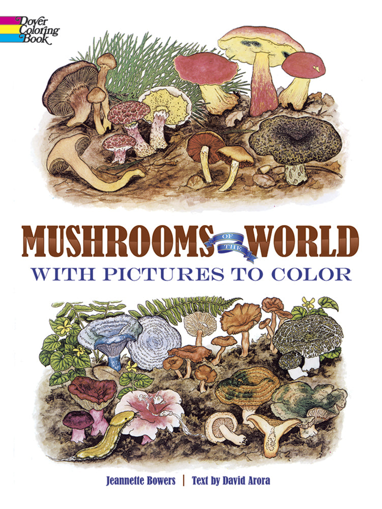Mushrooms of the World Coloring Book for Adults - Botanical Fungi Illustration Art Therapy | Relaxing Nature Scenes for Stress Relief & Mindfulness
