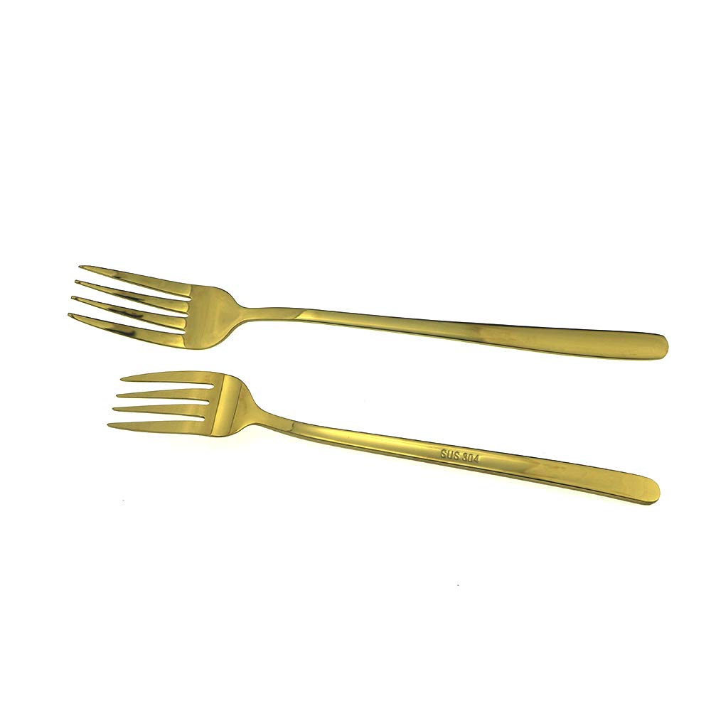Premium JASHII 20-Piece Mirror Polished Gold Flatware Set - SUS304 Stainless Steel Cutlery Set with Dinner Knives, Forks, Spoons & Salad Utensils for 4 People - Elegant Tableware for Fine Dining, Wedding Gifts & Dinner Parties