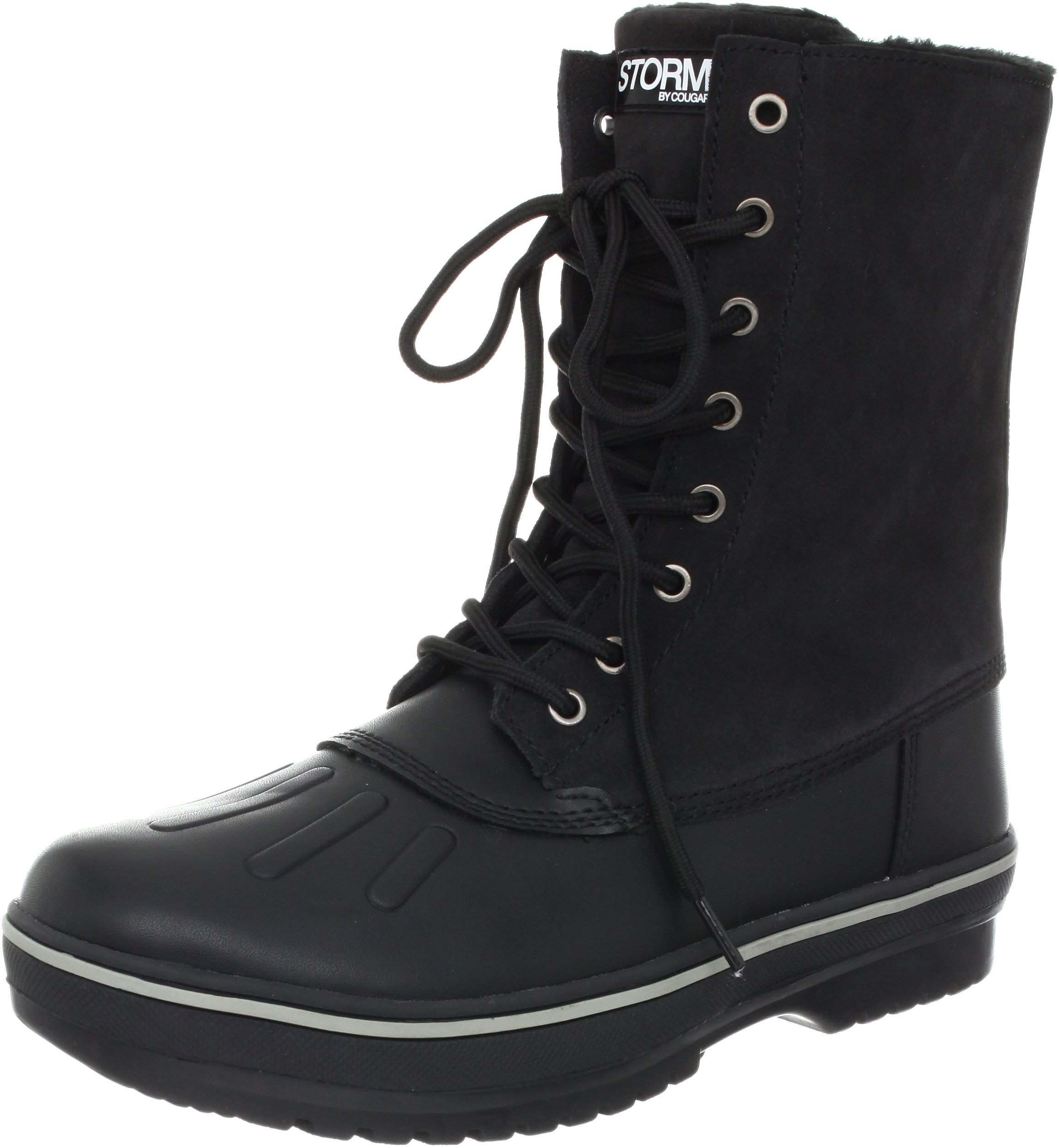 Men's Waterproof Snow Boots - Insulated Winter Boots for Hiking & Outdoor Activities - Warm & Comfortable for Cold Weather