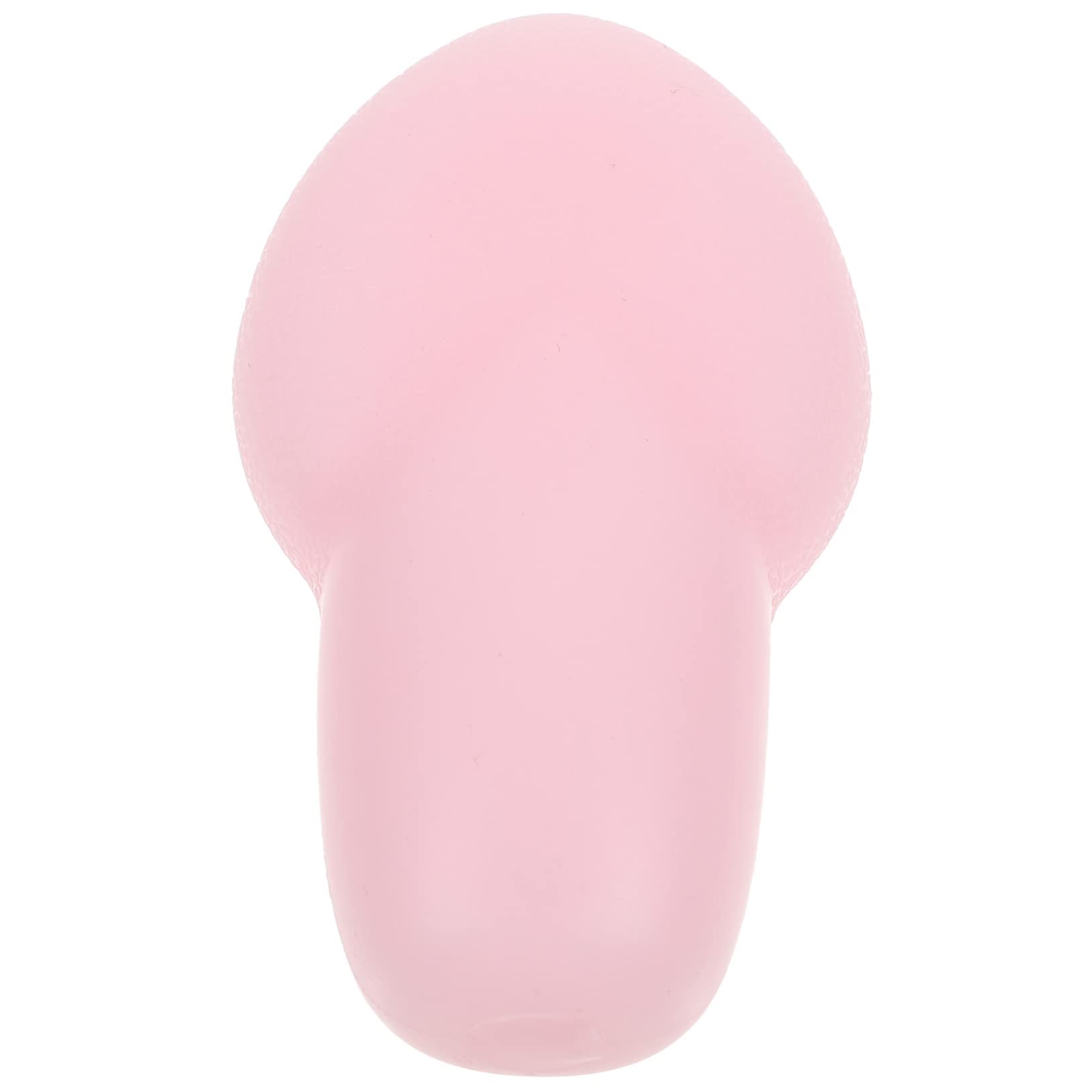 STAHAD Silicone Makeup Sponge - Reusable Powder Puff for Foundation, Blush & Setting Powder - Non-Absorbent Silicone Blender (Pink) - Perfect for Travel & On-the-Go Touch Ups