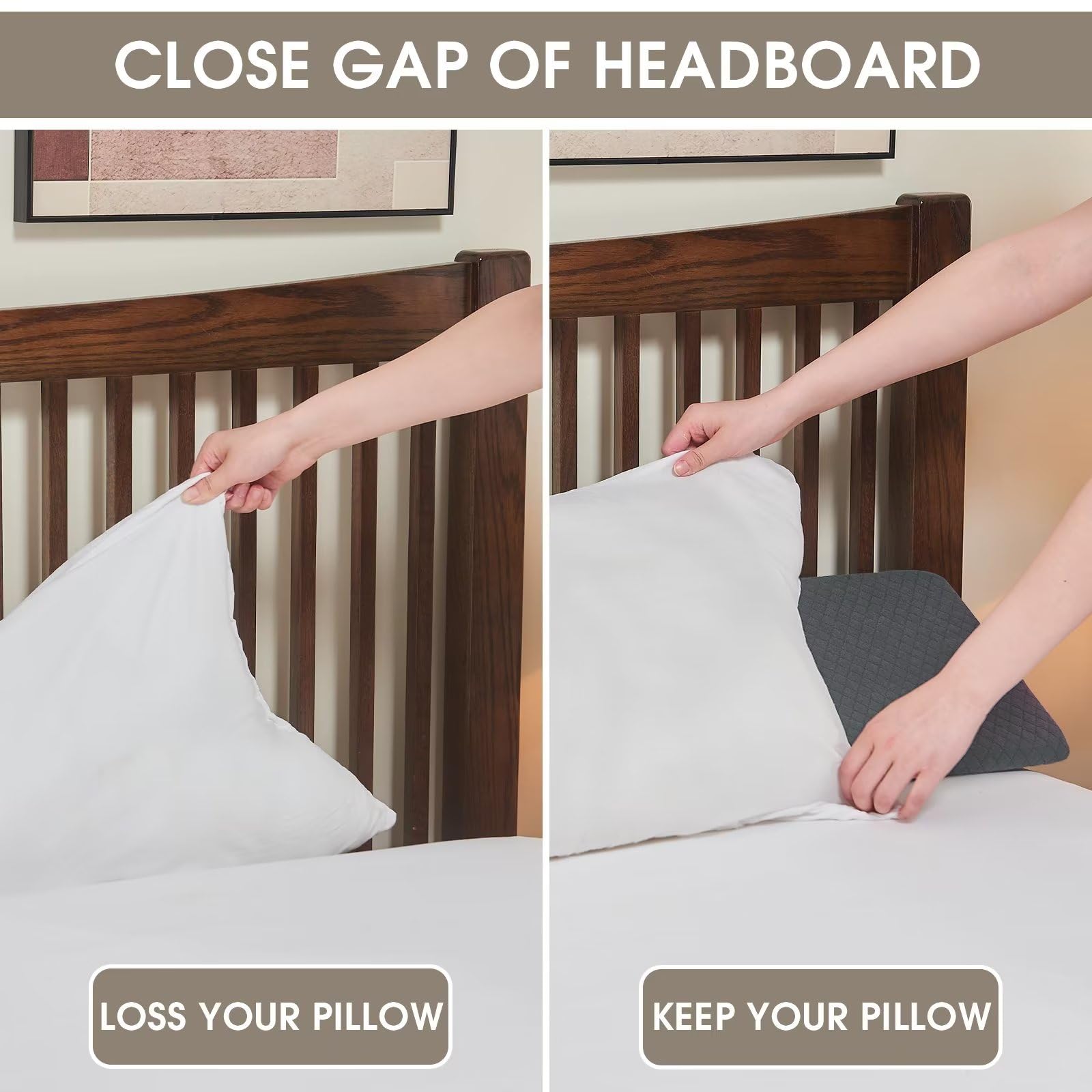Queen Size Bed Wedge Pillow (60