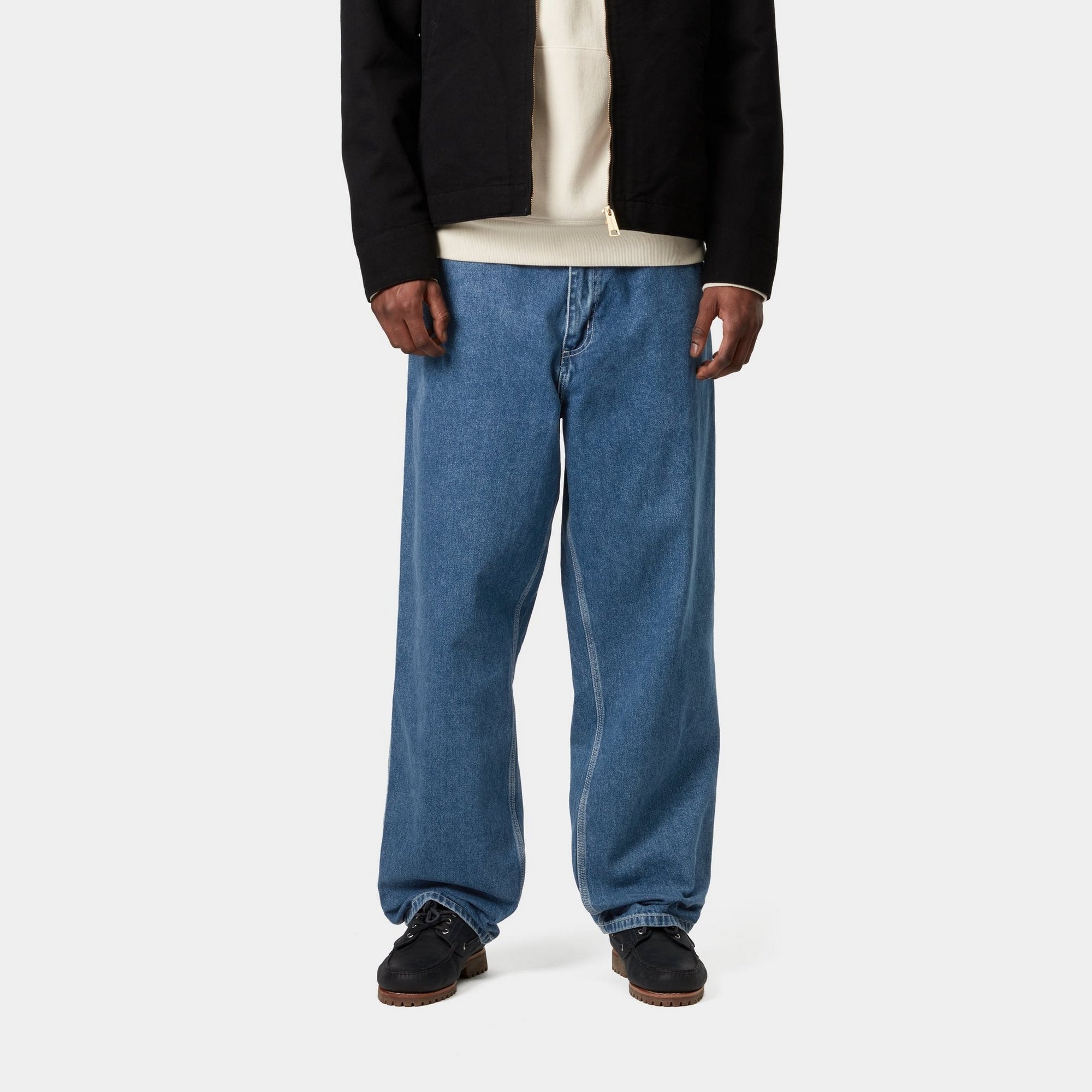Simple Pant Denim Jeans | Blue Stone Washed for Women & Men - Perfect for Casual Wear, Work & Everyday Outfits