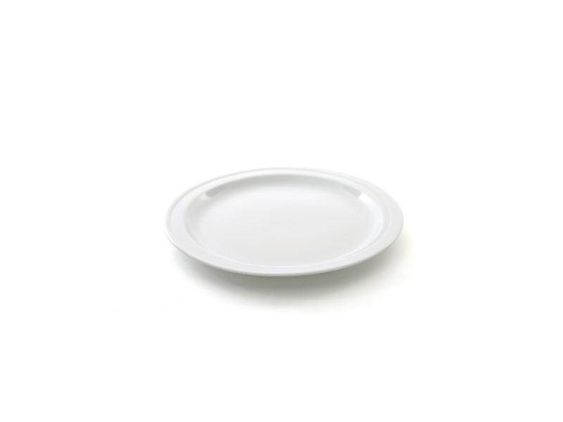 BergHOFF Line 8.5-Inch Porcelain Salad Plate - Set of 1, Elegant Dinnerware for Restaurants, Catering & Home Entertaining - Perfect for Salads, Appetizers & Desserts