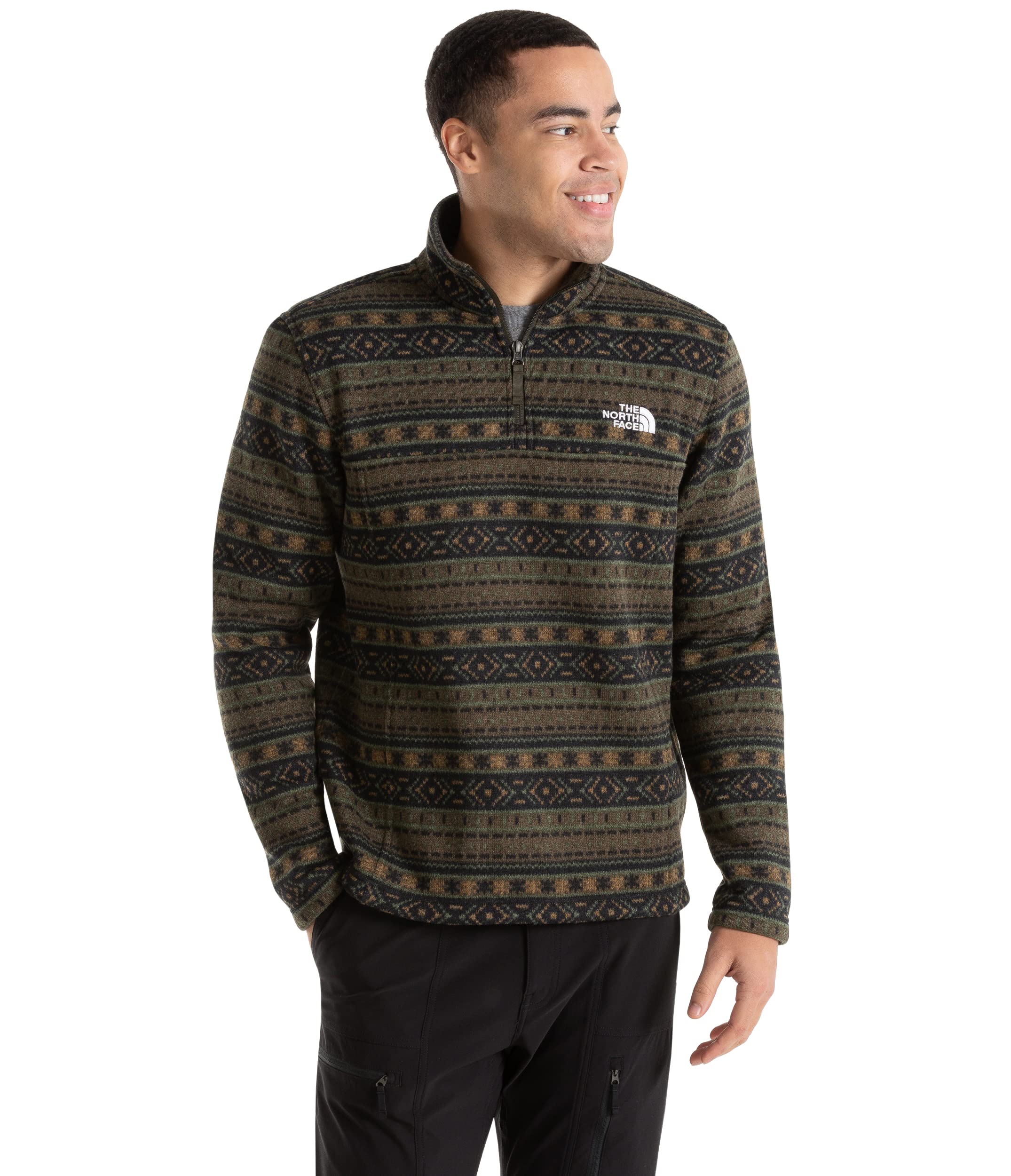 The North Face Men's Tsillan 1/4 Zip Sweatshirt - Lightweight Fleece Pullover for Hiking, Camping & Outdoor Activities