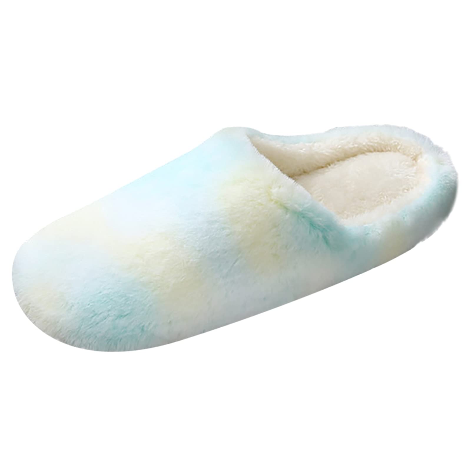 Women's Plush Cotton House Slippers - Soft Warm Winter Indoor Slippers with Thick Sole for Home, Lounge & Comfort - Cozy Gift for Her