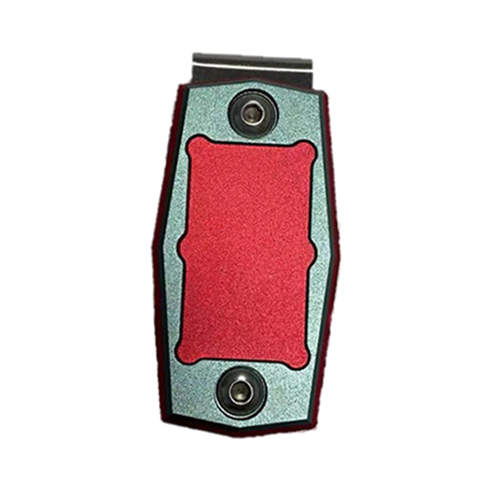 Rockible Magnetic Chalk Belt Clip - Billiard Pool Cue Chalk Holder Case (Green/Red) - Practical Tool for Pool Players, Snooker & Billiards Accessories - Perfect for Bars, Game Rooms & Professional Use