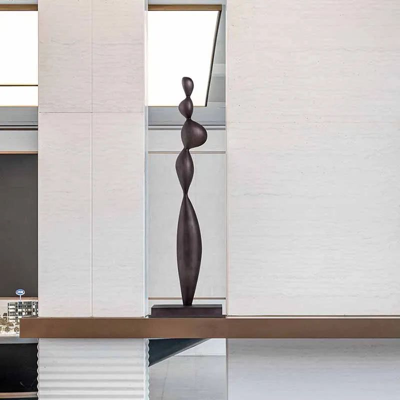 Abstract Wooden Sculptures - Handcrafted Modern Art Decor for Living Room, Bedroom & Office - Unique Home Ornament Gift for Housewarming & Interior Design