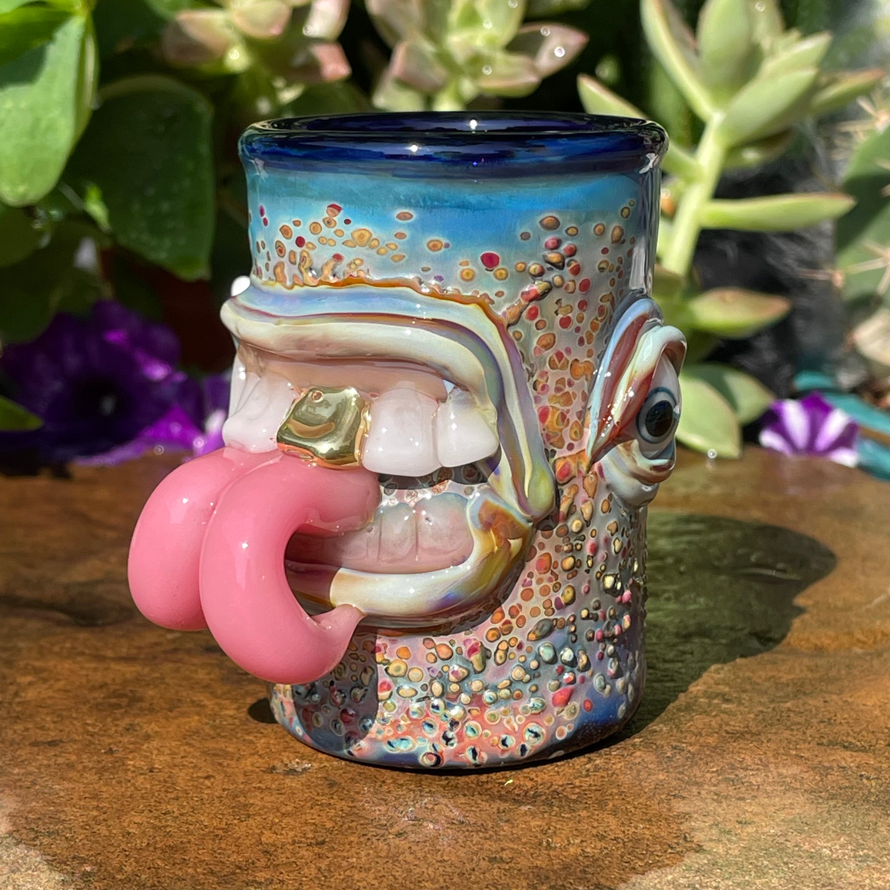 Unique Forked Tongue Shot Glass - Fun Novelty Drinking Cup for Parties, Halloween & Gifts | Barware & Liquor Accessories