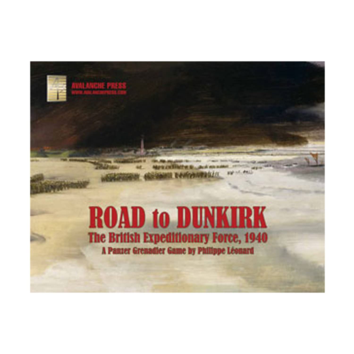 Avalanche Press Road to Dunkirk Strategy Board Game - WWII Historical War Game for Adults & Teens - Perfect for Game Nights & History Enthusiasts