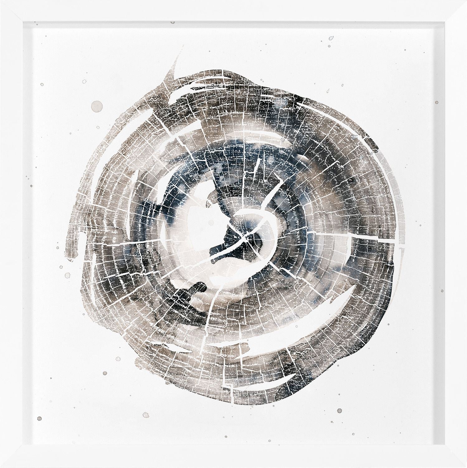 Waterlogged 1V Framed Art with Glass - Vintage Wall Decor for Living Room, Bedroom & Office - Ready to Hang (1 in Stock)