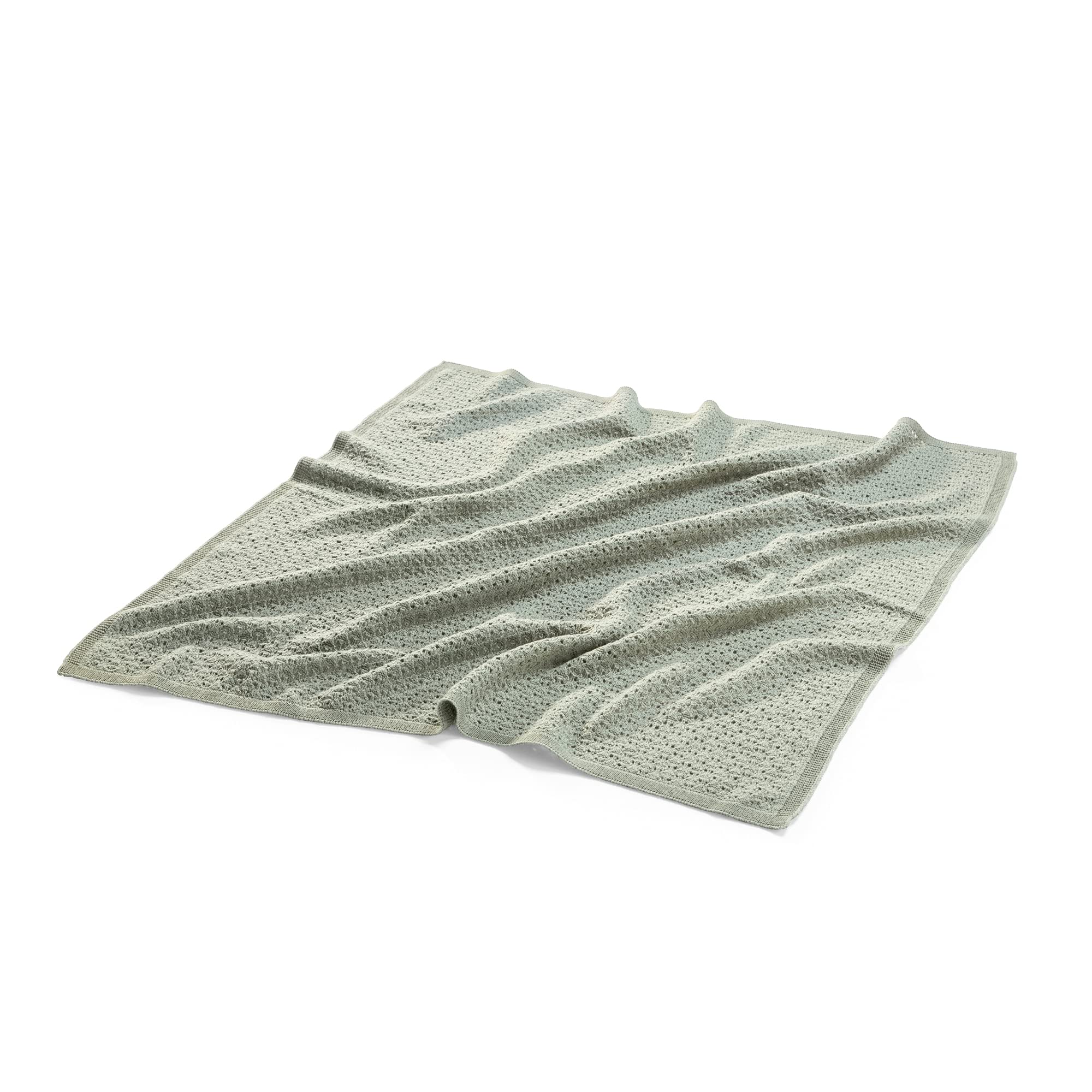 Stokke Merino Wool Baby Blanket - Soft, Breathable & Machine Washable Knit Blanket for Newborns | Eco-Friendly, Biodegradable & Hypoallergenic | Perfect for Baby Showers, Nurseries & On-the-Go Comfort