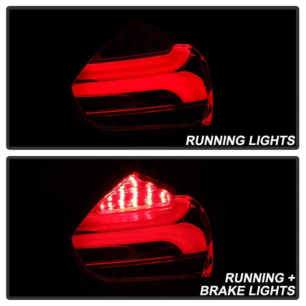 ACANII LED Sequential Tail Lights for 2015-2018 Ford Focus Hatchback - Red Brake Lamps with Turn Signal (Pair) - Upgrade Your Car's Style & Safety for Night Driving and Daily Commute