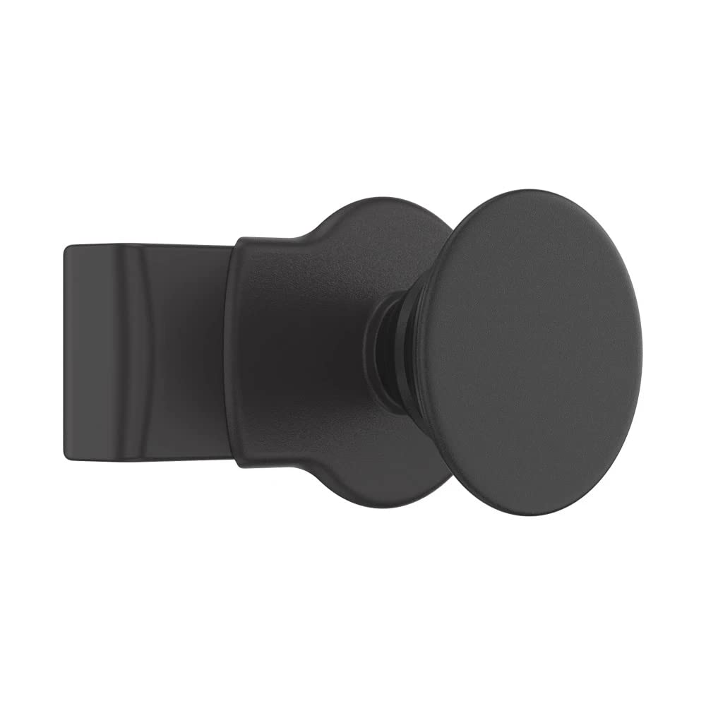 PopSockets Slide Phone Grip with Expanding Kickstand - Black Square Edge Phone Holder for iPhone, Samsung & Smartphones | Perfect for Watching Videos, Taking Selfies & Secure Grip While Commuting
