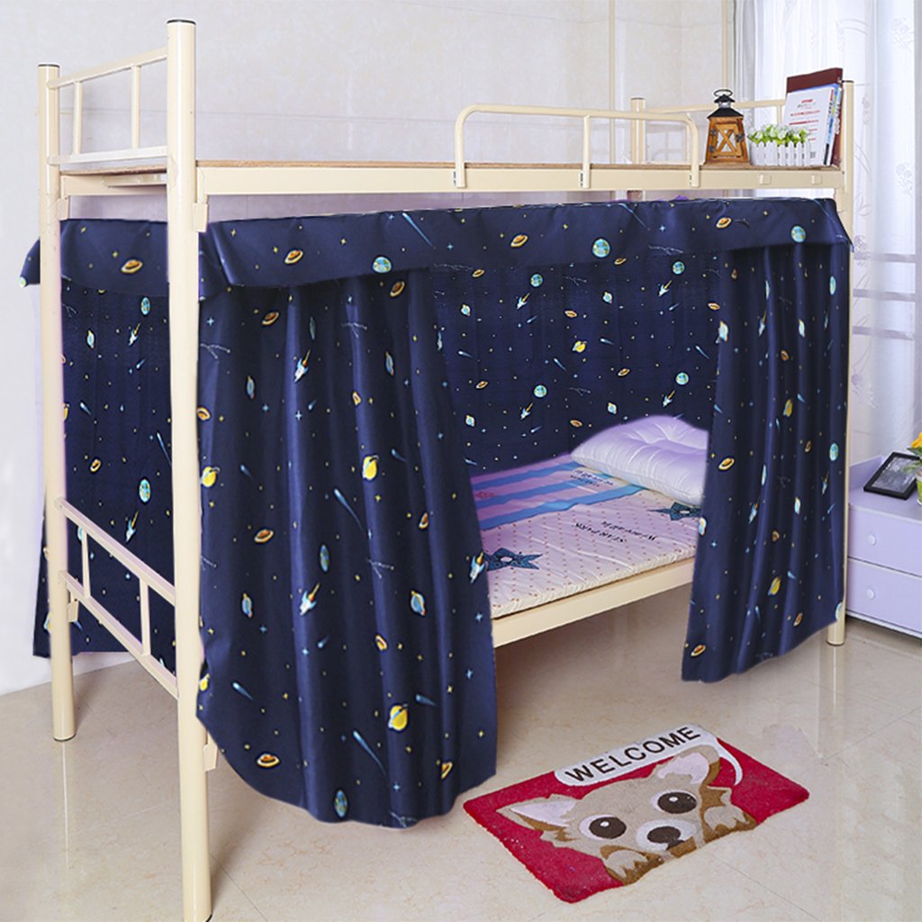 Blackout Bed Canopy for Kids & Dorm Rooms - Dustproof Privacy Curtain for Boys & Girls - Perfect for Bunk Beds, Sleepovers, and Nap Time