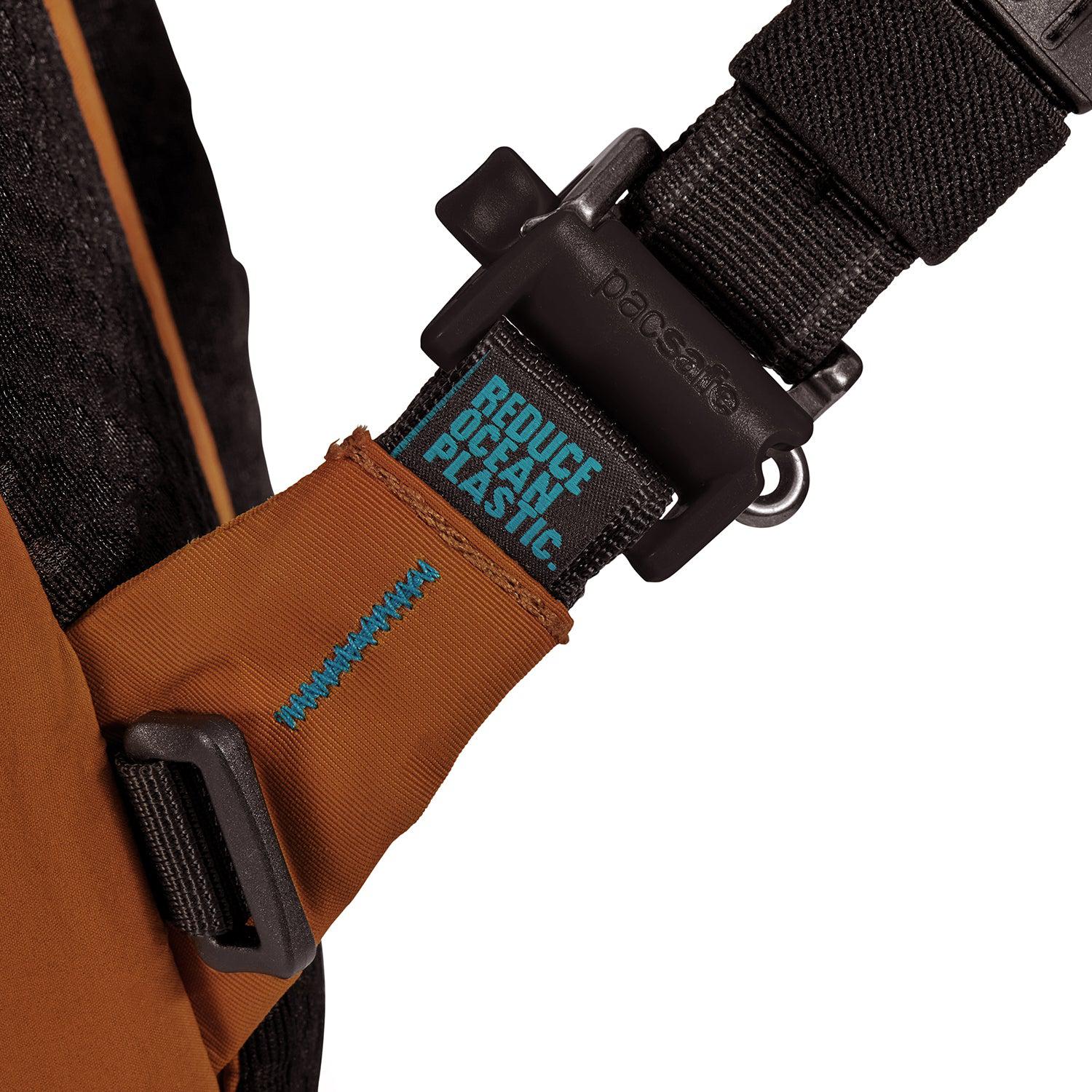 Pacsafe Eco 12L Anti-Theft Sling Backpack - Lightweight Secure Crossbody Bag for Travel, Commuting & Outdoor Adventures