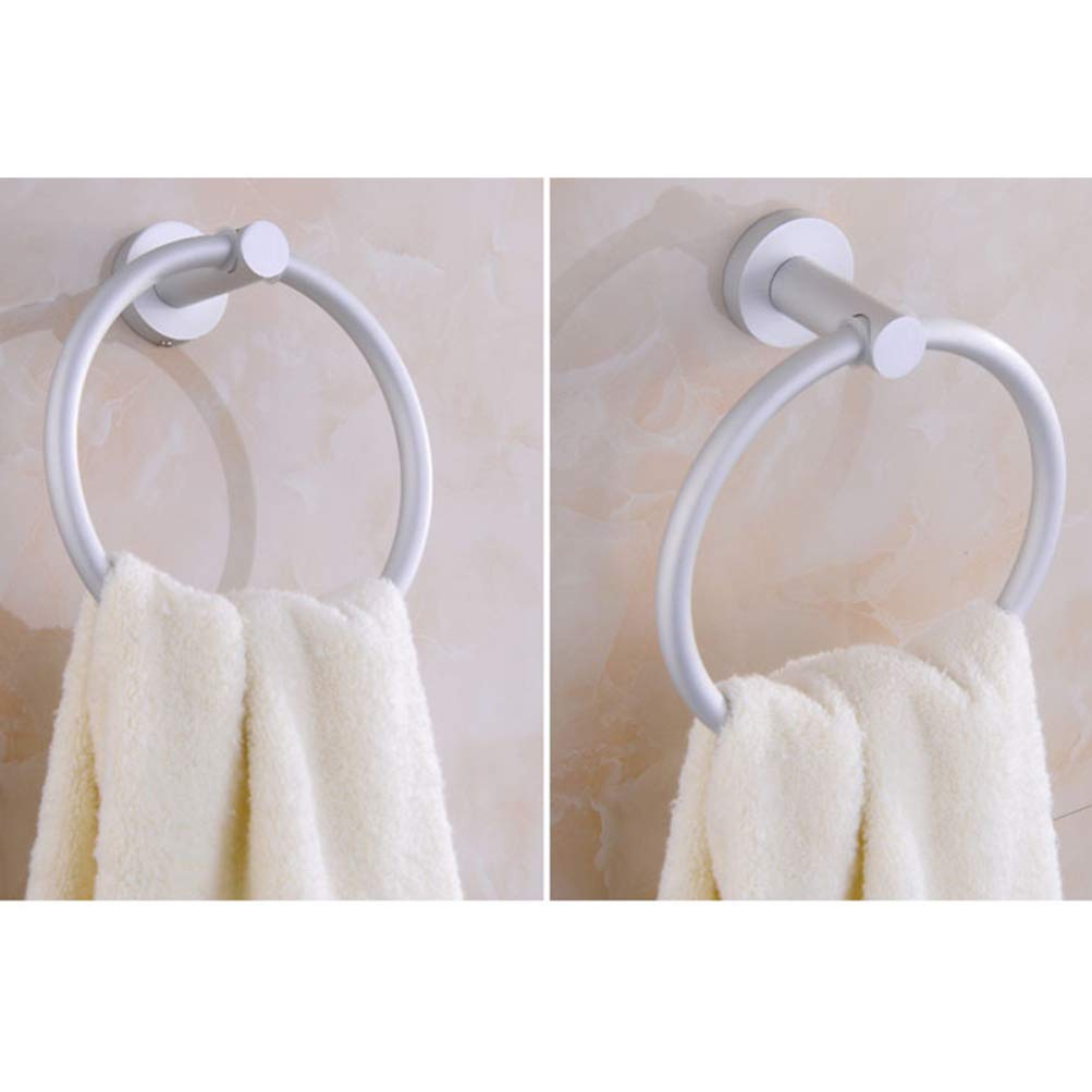 Easy Install Aluminum Towel Rack - Space Saving Bathroom Hook Holder for Towels & Robes | Perfect for Home, Hotel & Public Restroom Accessories