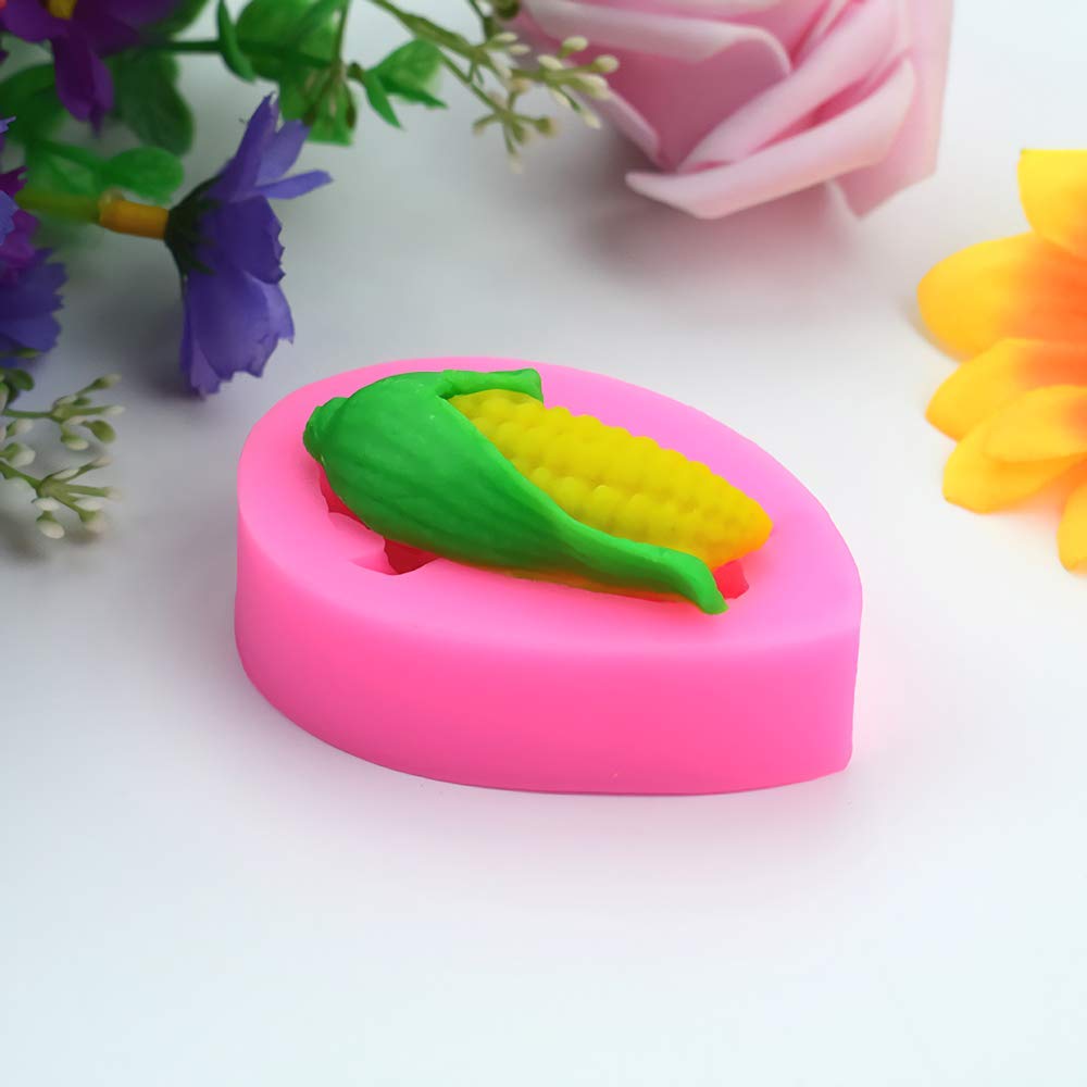 Premium Corn-Shaped Silicone Fondant Mold for Chocolate, Candy, Cupcake & Cake Decorating - Polymer Clay & Epoxy Resin Jewelry Making Tools - Perfect for Baking, DIY Crafts & Party Treats