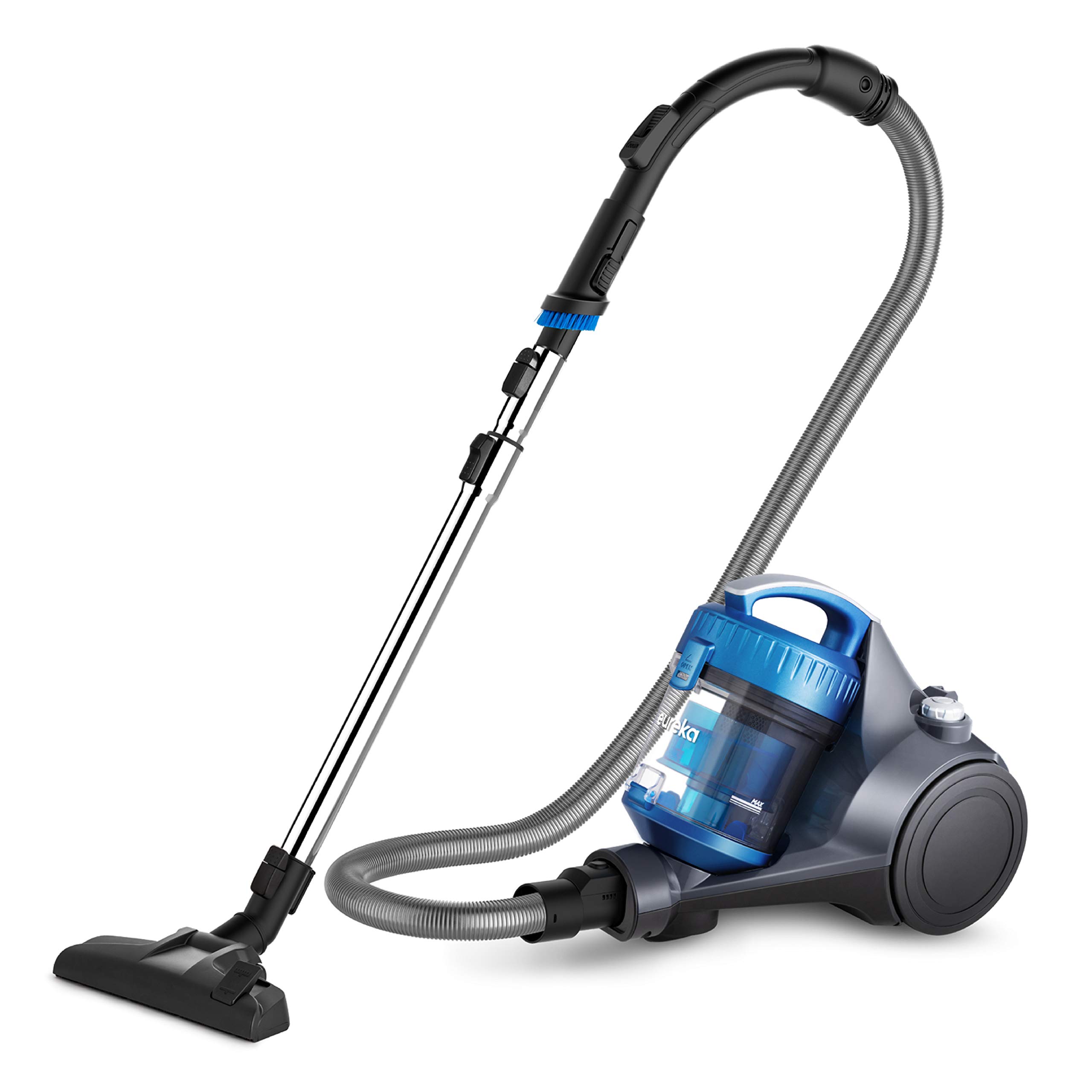 Sanitaire SL3681A Professional Compact Canister Vacuum Cleaner - Blue & Black | Eureka Whirlwind Bagless Canister Vacuum - Lightweight for Carpets & Hard Floors | Perfect for Home Cleaning, Pet Hair Removal & Office Maintenance