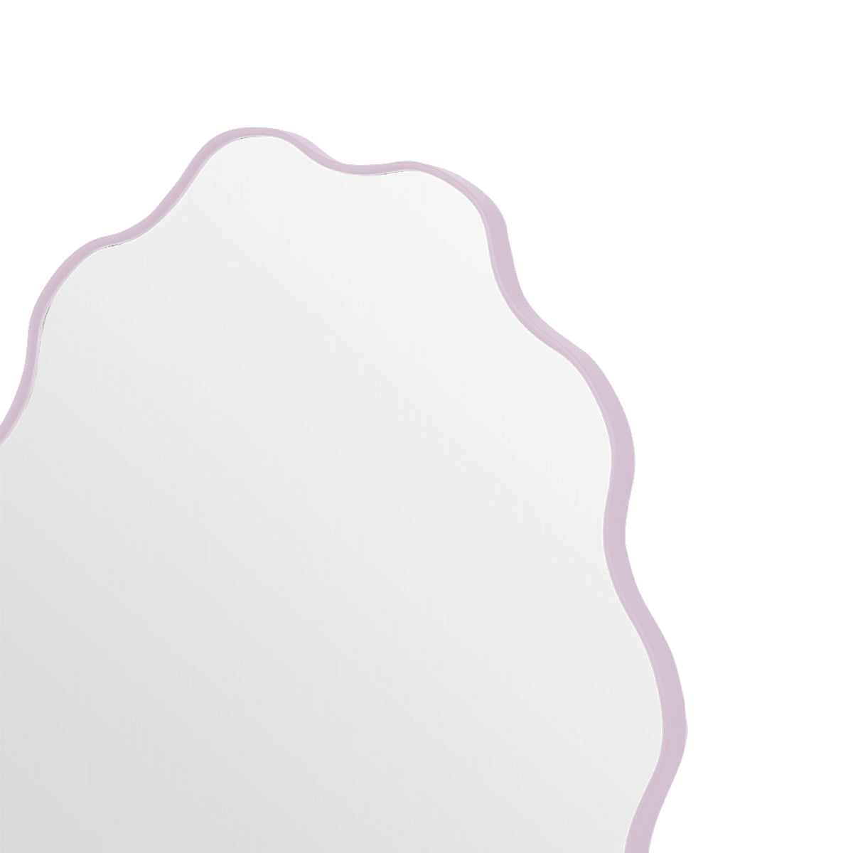 Artemis Oval Wall Mirror - Elegant Lilac Home Decor for Living Room, Bedroom & Bathroom - Perfect for Vanity, Entryway & Modern Interior Design