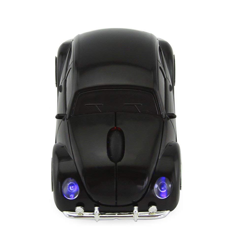 Car Shape USB Receiver for PC Laptop Computer Notebook - Black - Compact Wireless Adapter for Home & Office Use