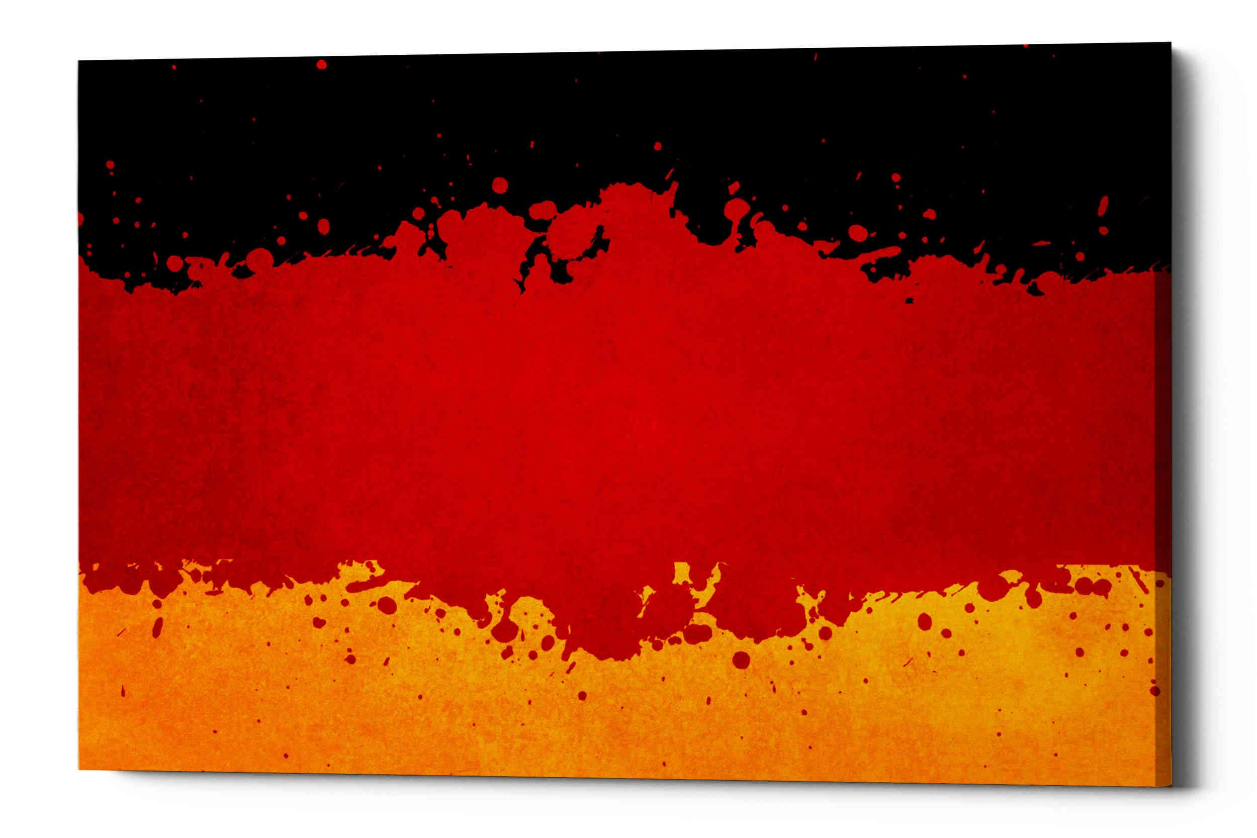 Germany Canvas Wall Art - 40x26 Inches Framed Landscape Print, Vintage Travel Poster for Home & Office Decor | Perfect for Living Room, Bedroom, or Office Wall Decor