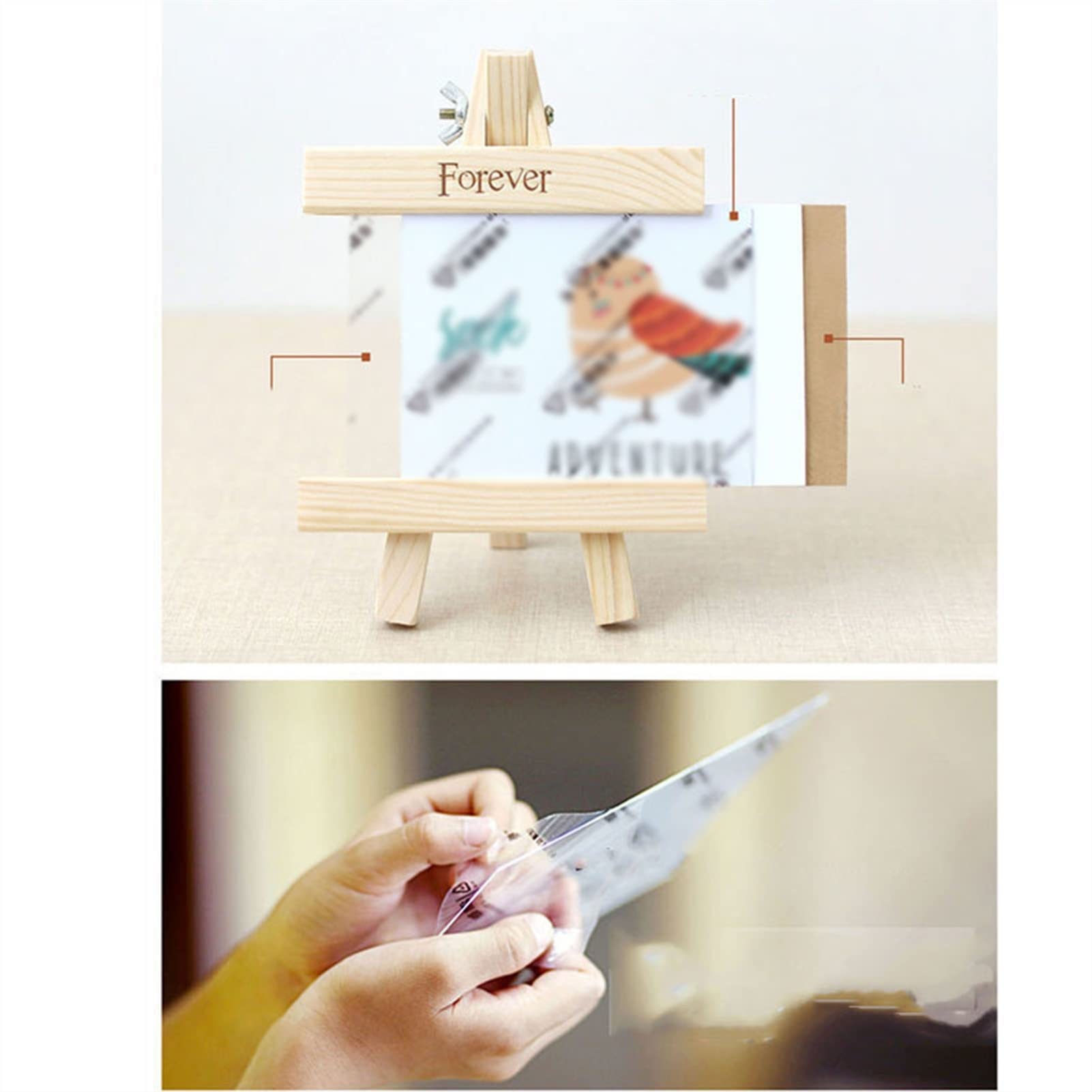 Creative Tripod Photo Frame - Nordic Style Desktop Decor for Home & Office - Perfect for Displaying Family Photos, Travel Memories, and Artwork (1 PC)