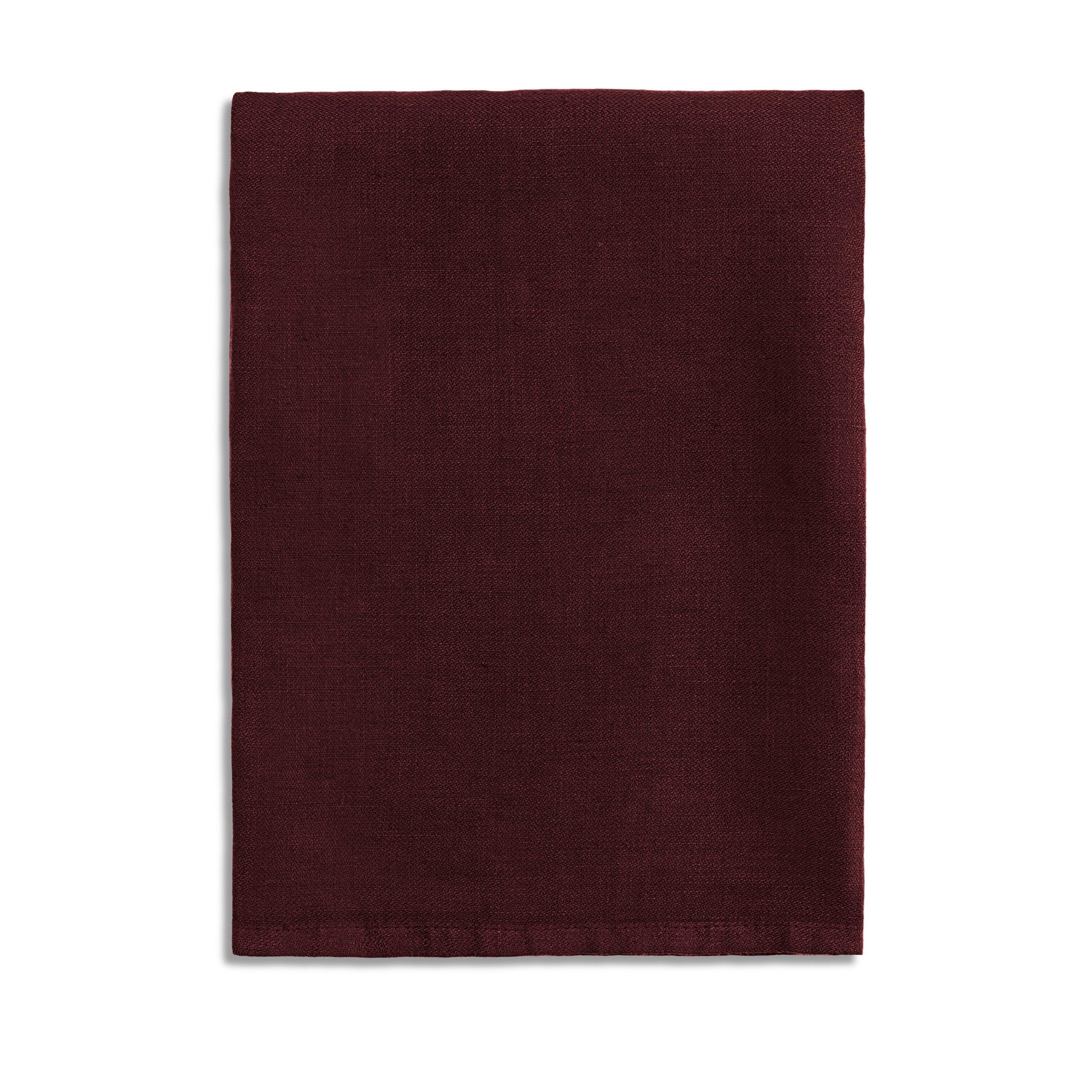 Premium Linen Sateen Napkins Set of 4 - Elegant Wine Color Dinner Napkins for Fine Dining, Wedding, and Formal Events