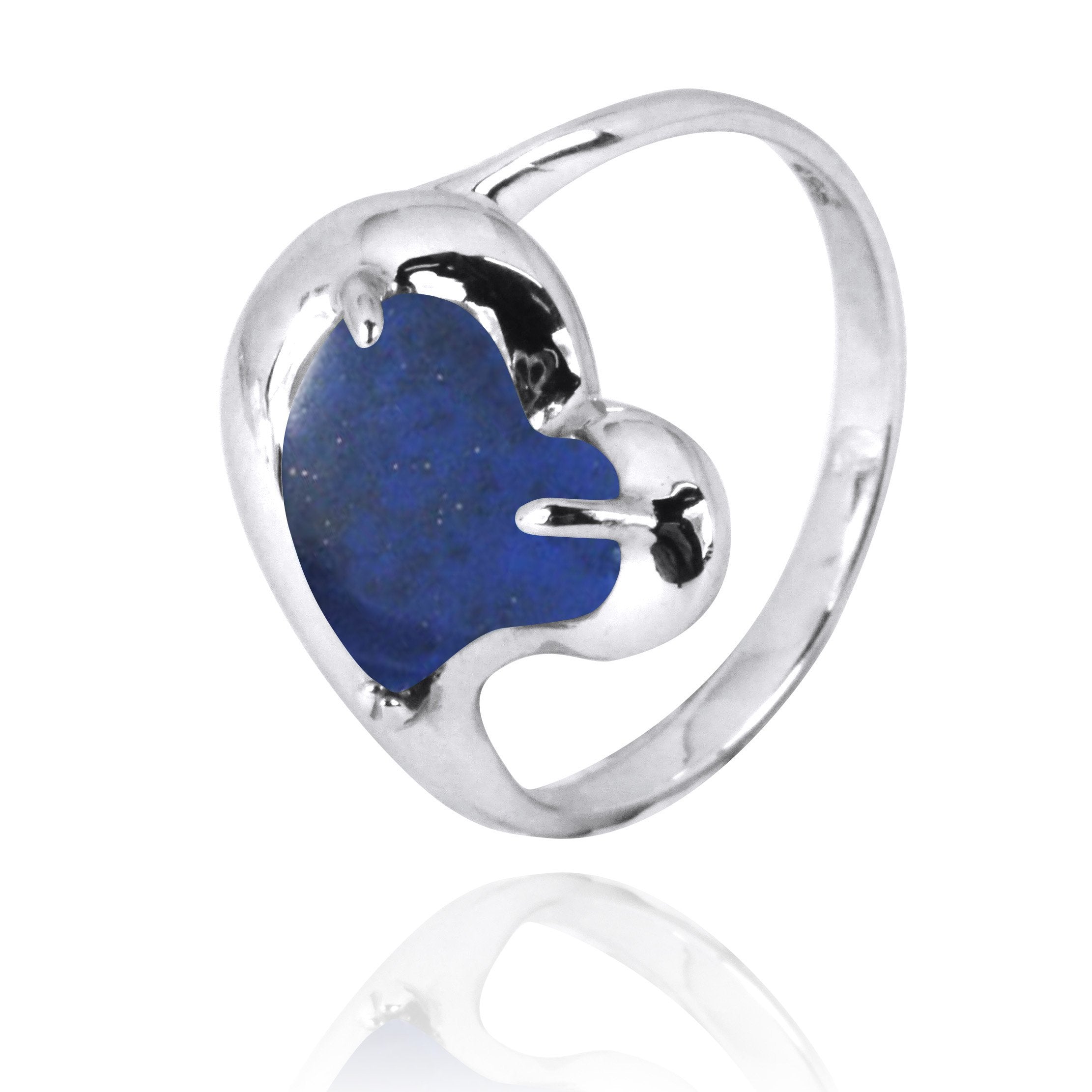 Lapis Lazuli Cocktail Ring for Women - Elegant Blue Stone Statement Jewelry for Parties, Evening Events & Special Occasions