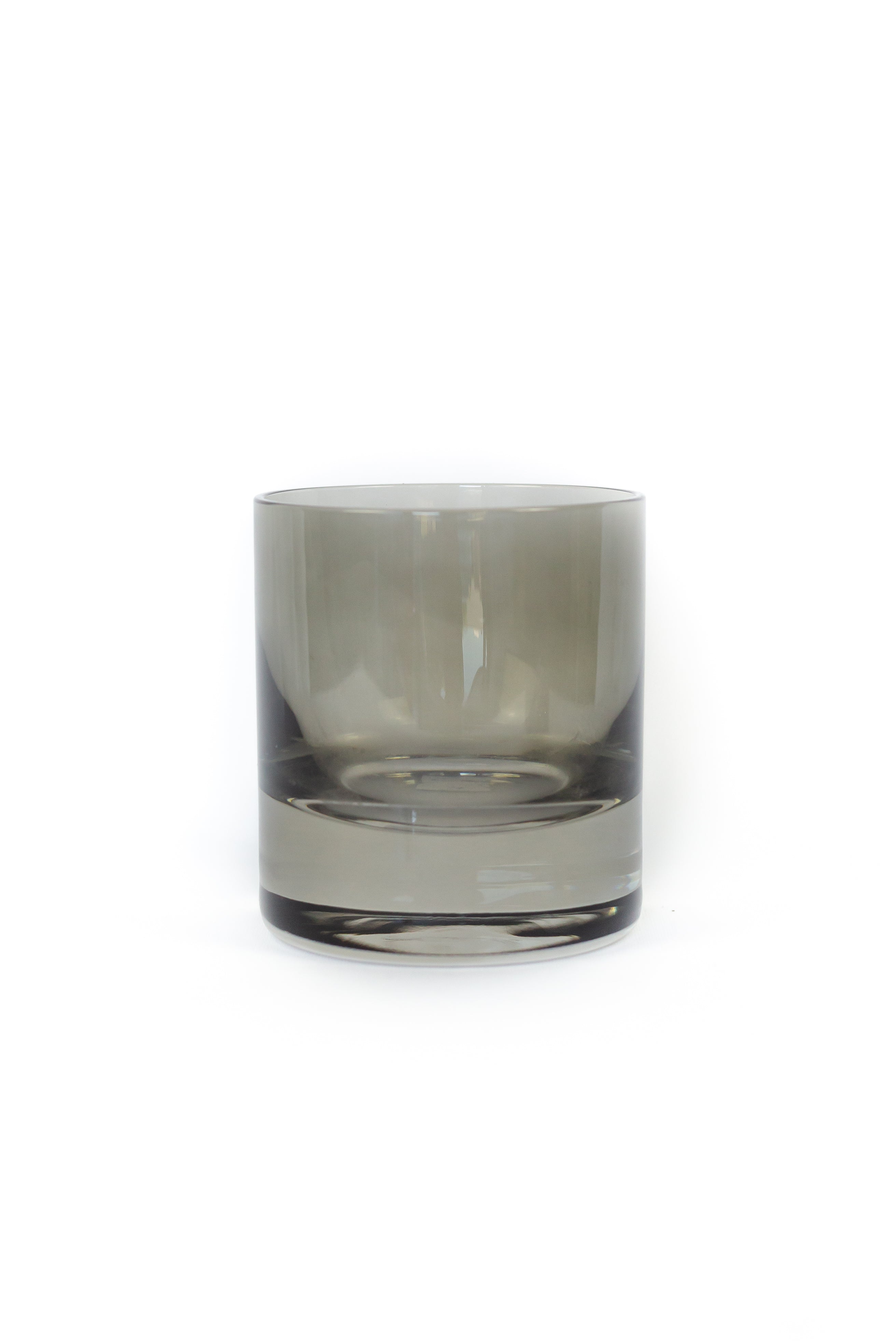 Estelle Colored Rocks Glass Set of 6 - Gray Smoke Whiskey Glasses for Cocktails, Bourbon & Scotch | Elegant Barware for Home Entertaining & Gifts