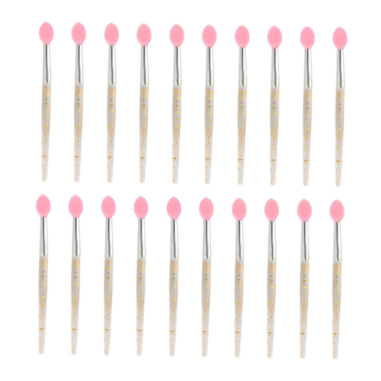 20PCS Disposable Silicone Lip Brush & Eyebrow Applicator - Soft Lipstick Brush for Precise Makeup Application - Perfect for Professional Makeup Artists & Home Use