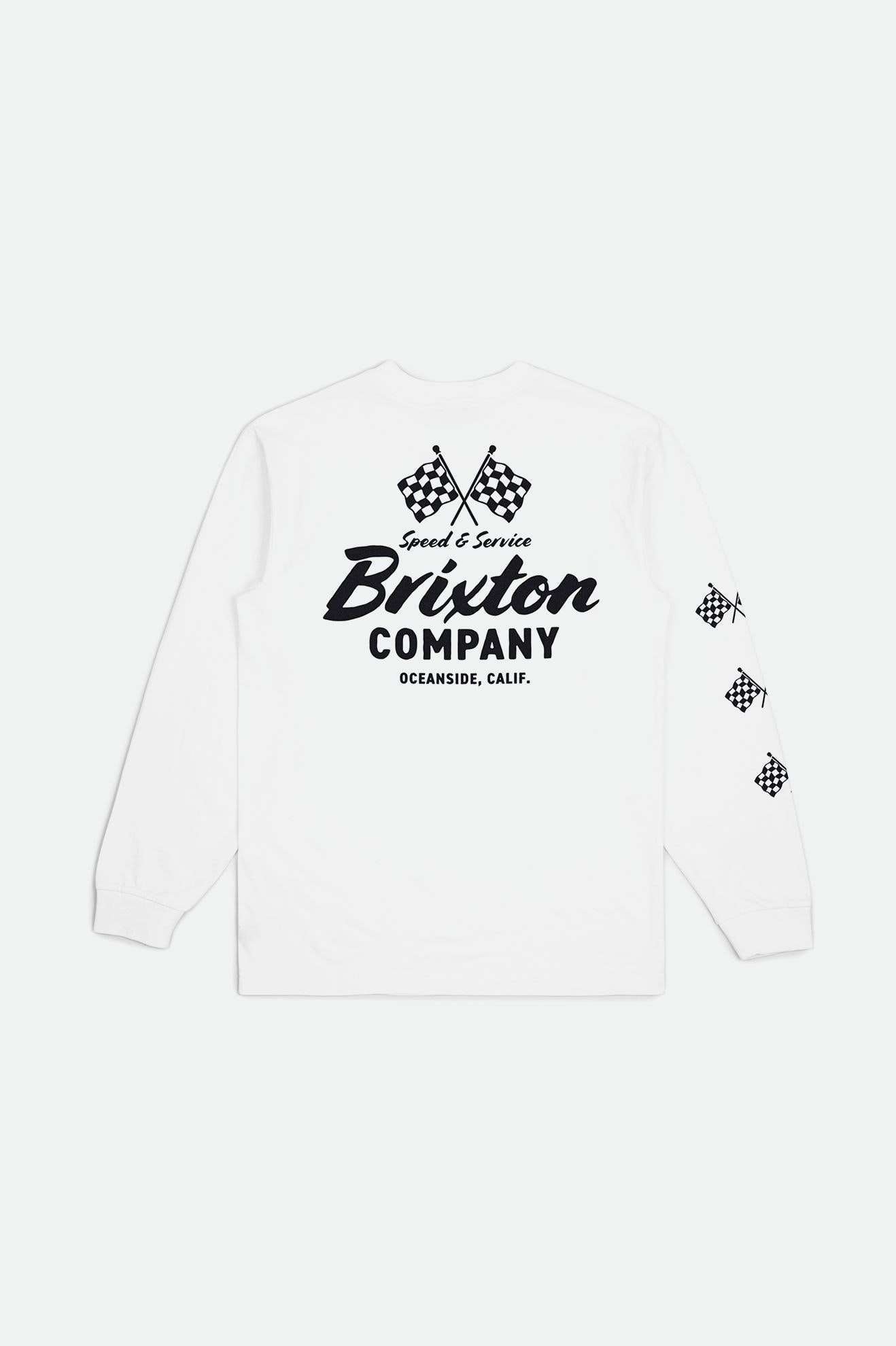 Wayburn Long Sleeve Standard T-Shirt for Men & Women - Comfortable Cotton Crewneck Tee - Casual Wear, Layering, Everyday Outfits - White